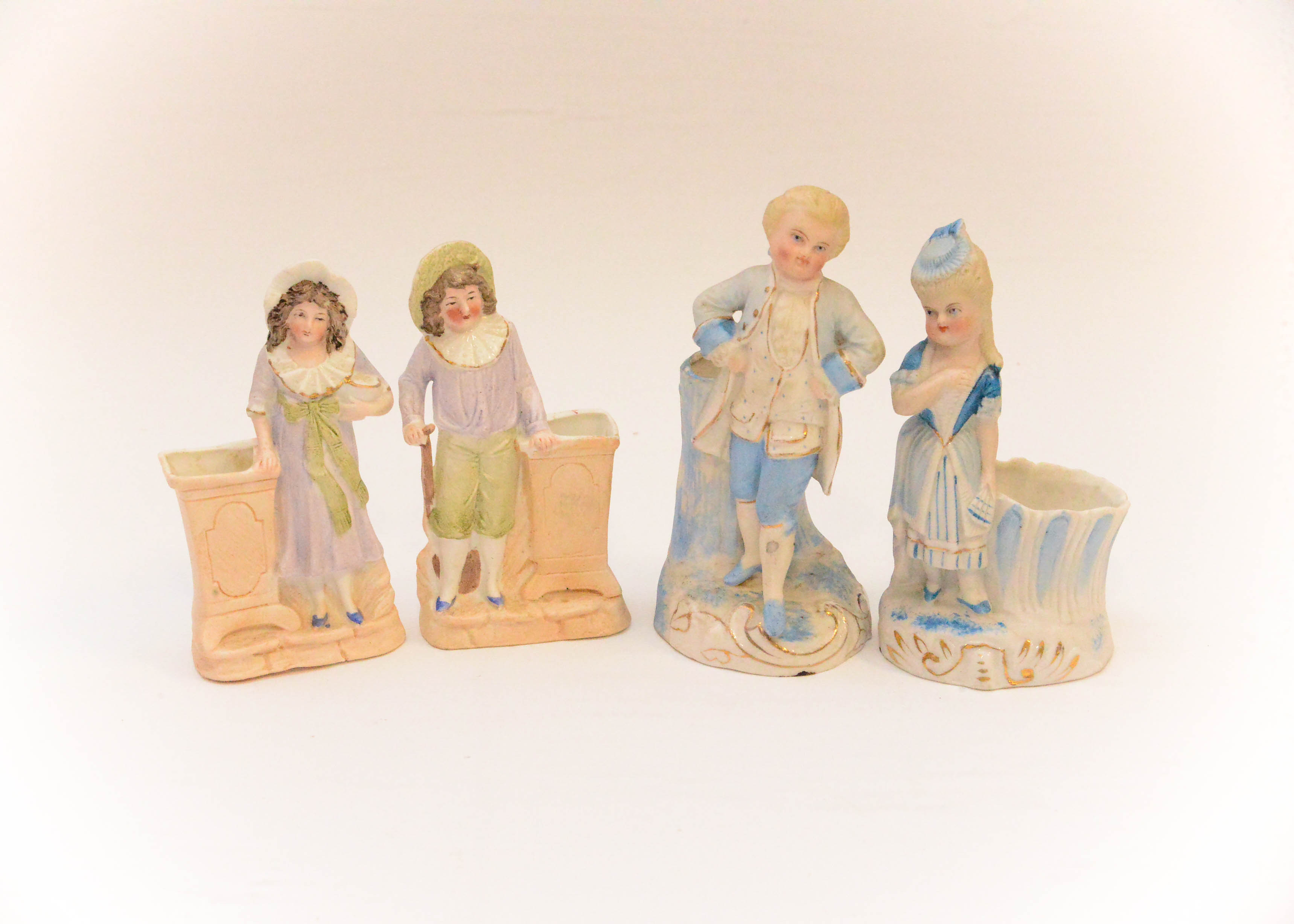 Colonial Figural Toothpick Holders