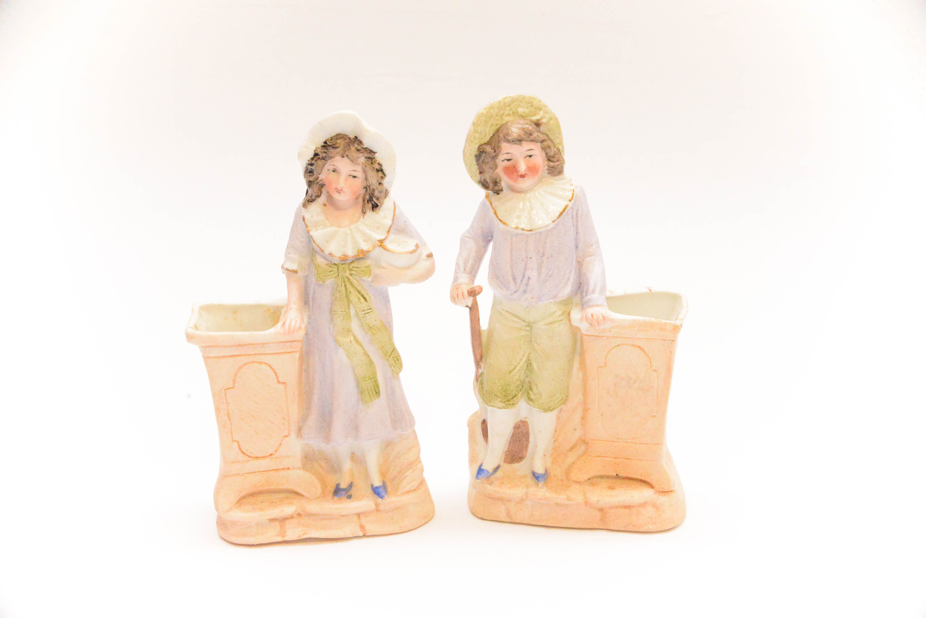 Colonial Figural Toothpick Holders
