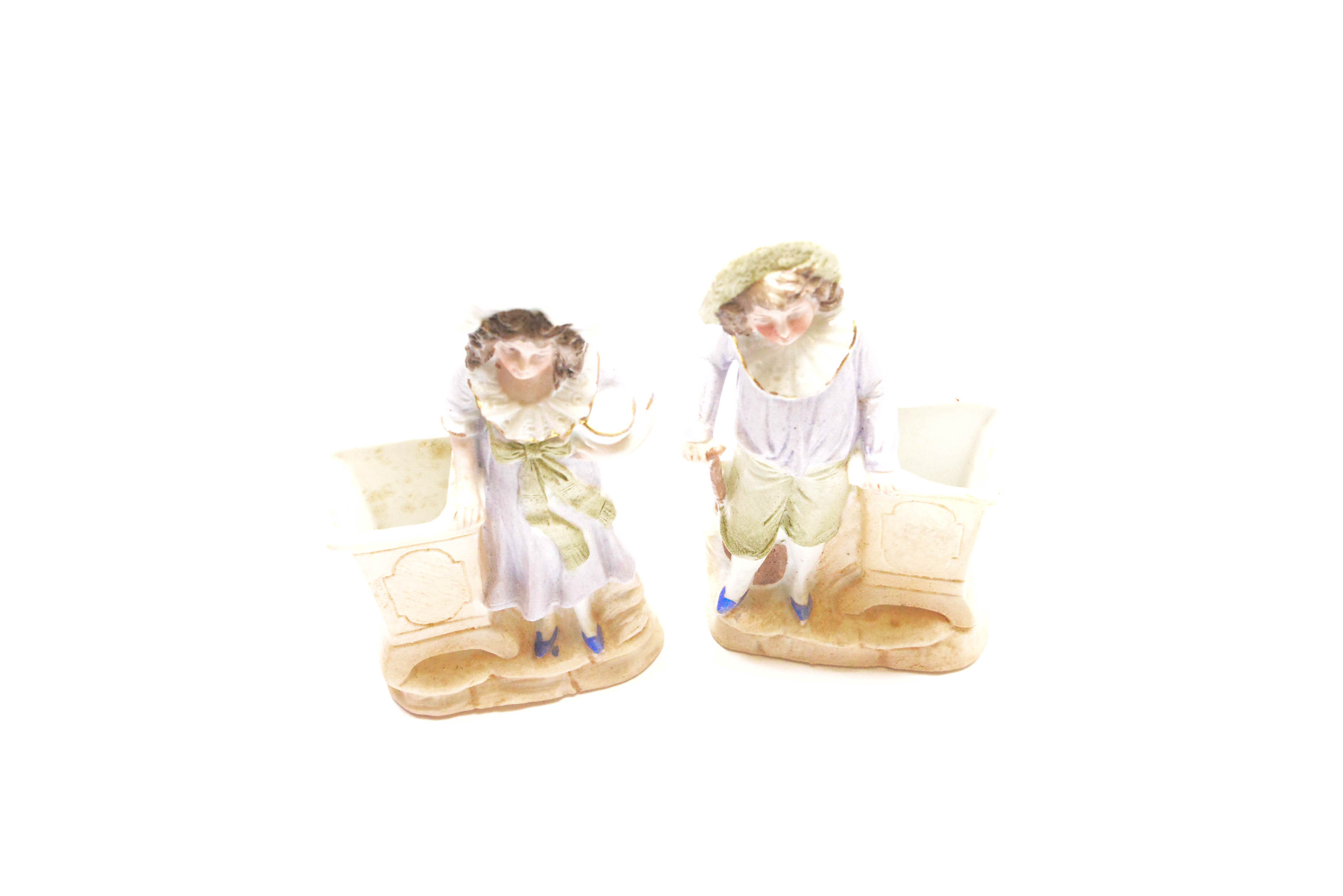 Colonial Figural Toothpick Holders