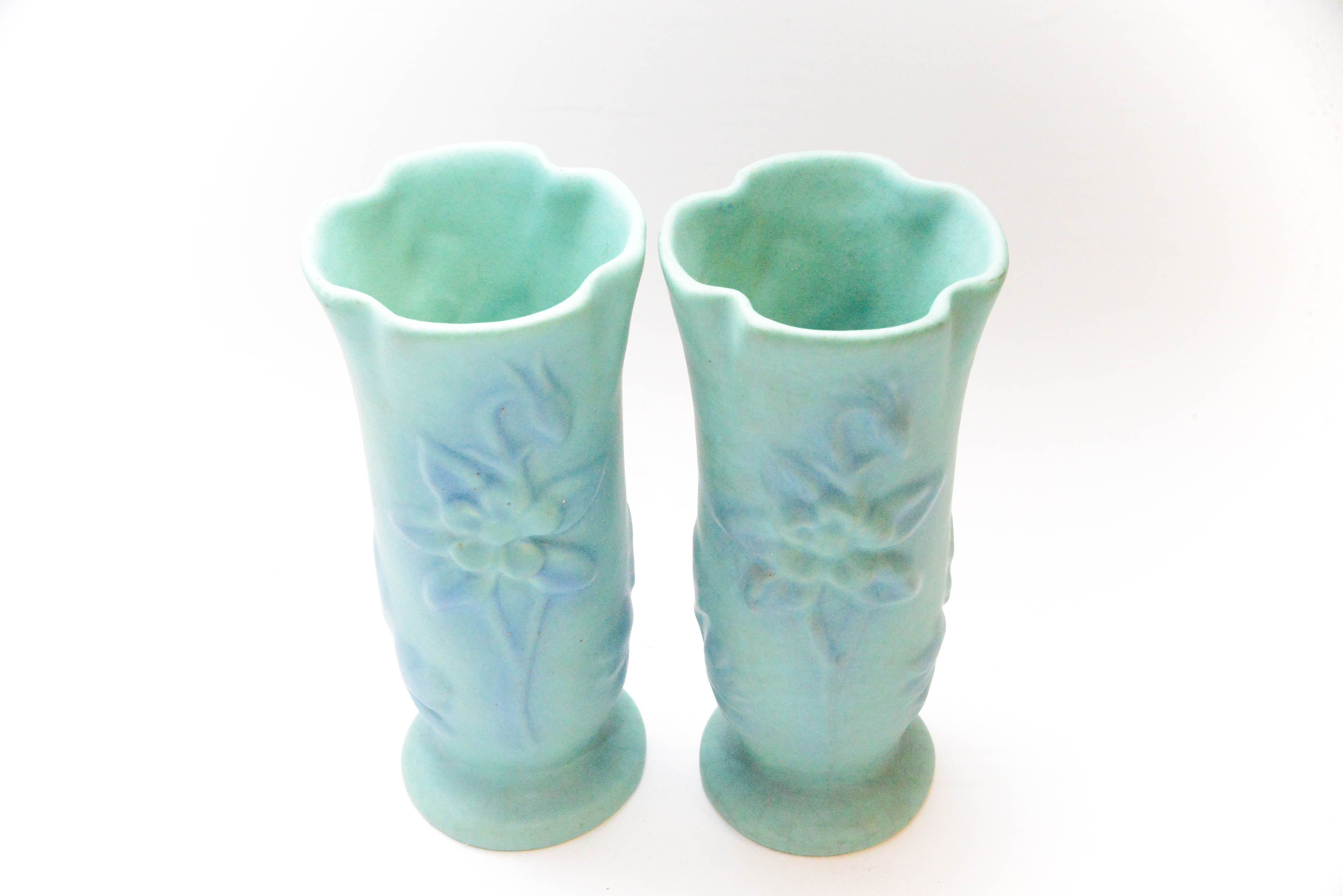 Pair of Vintage Van Briggle Vases