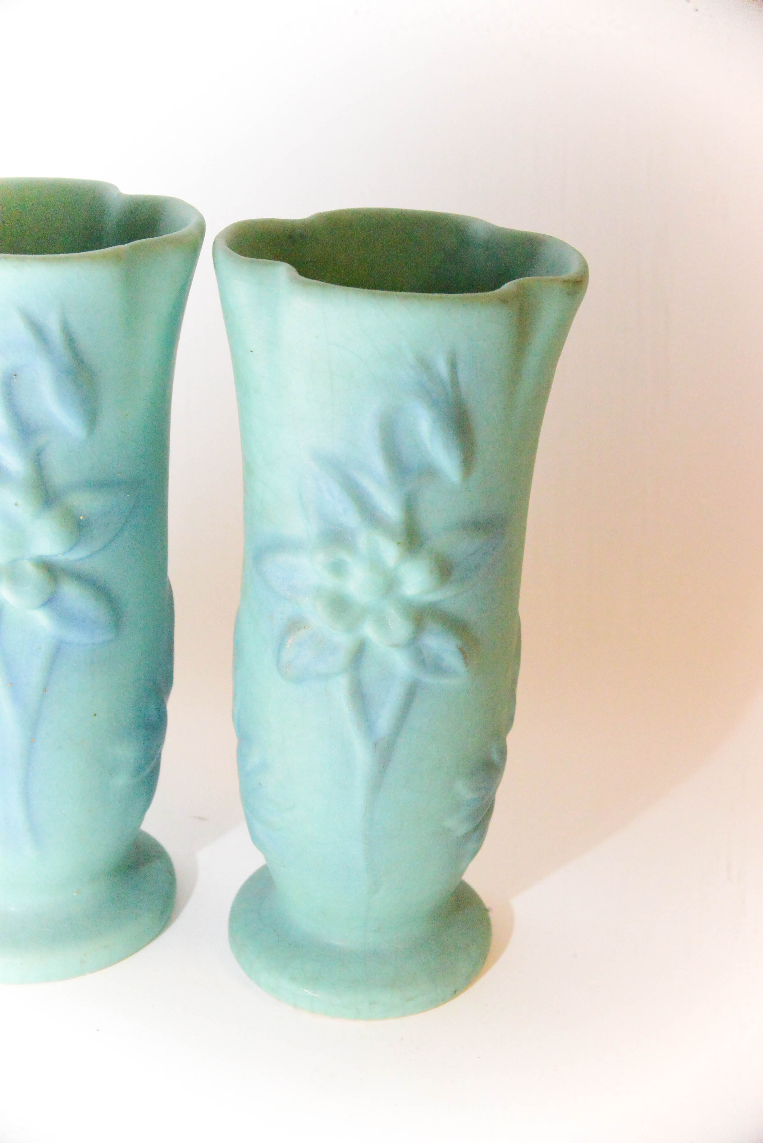 Pair of Vintage Van Briggle Vases