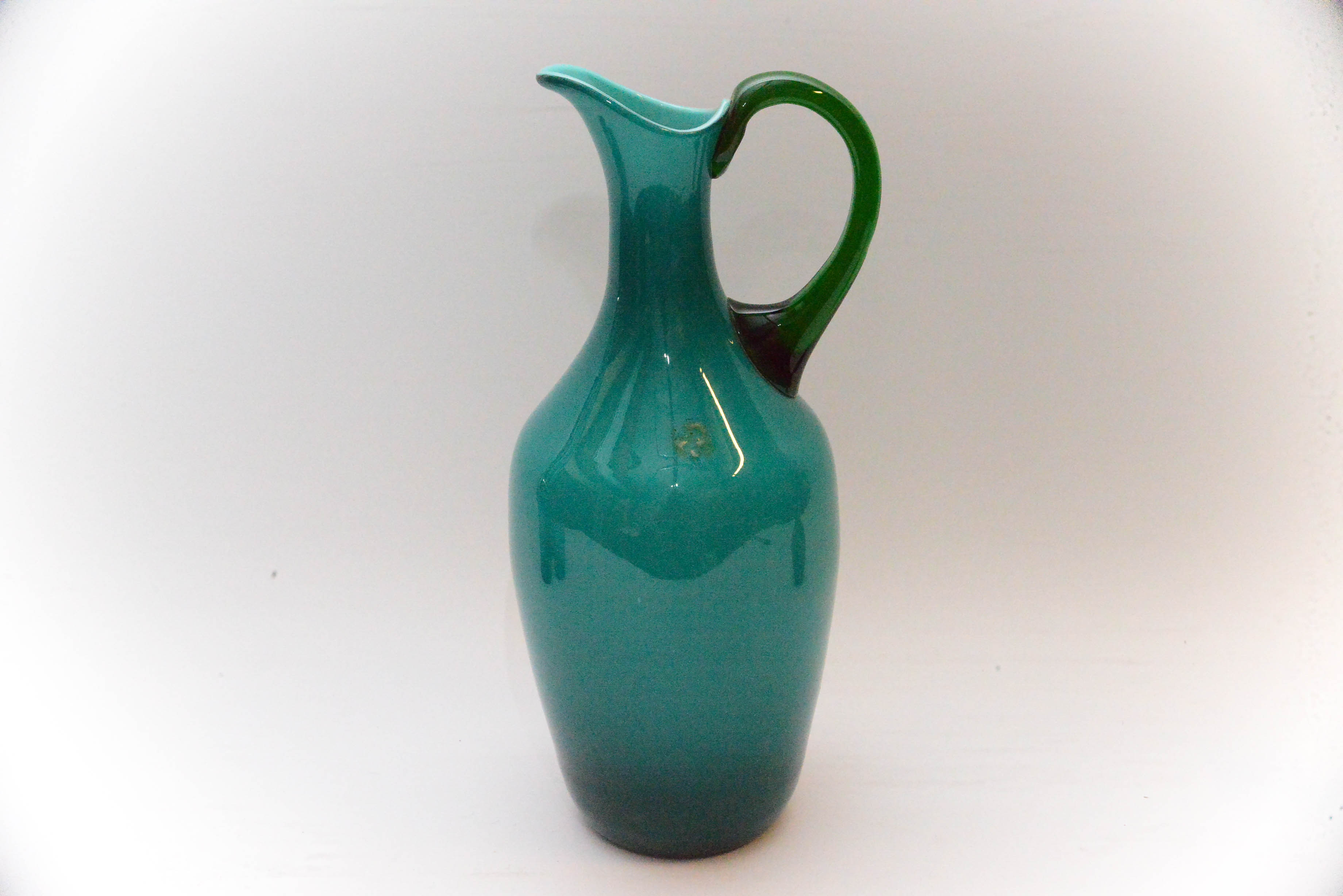 Glass Pitcher and Tumblers