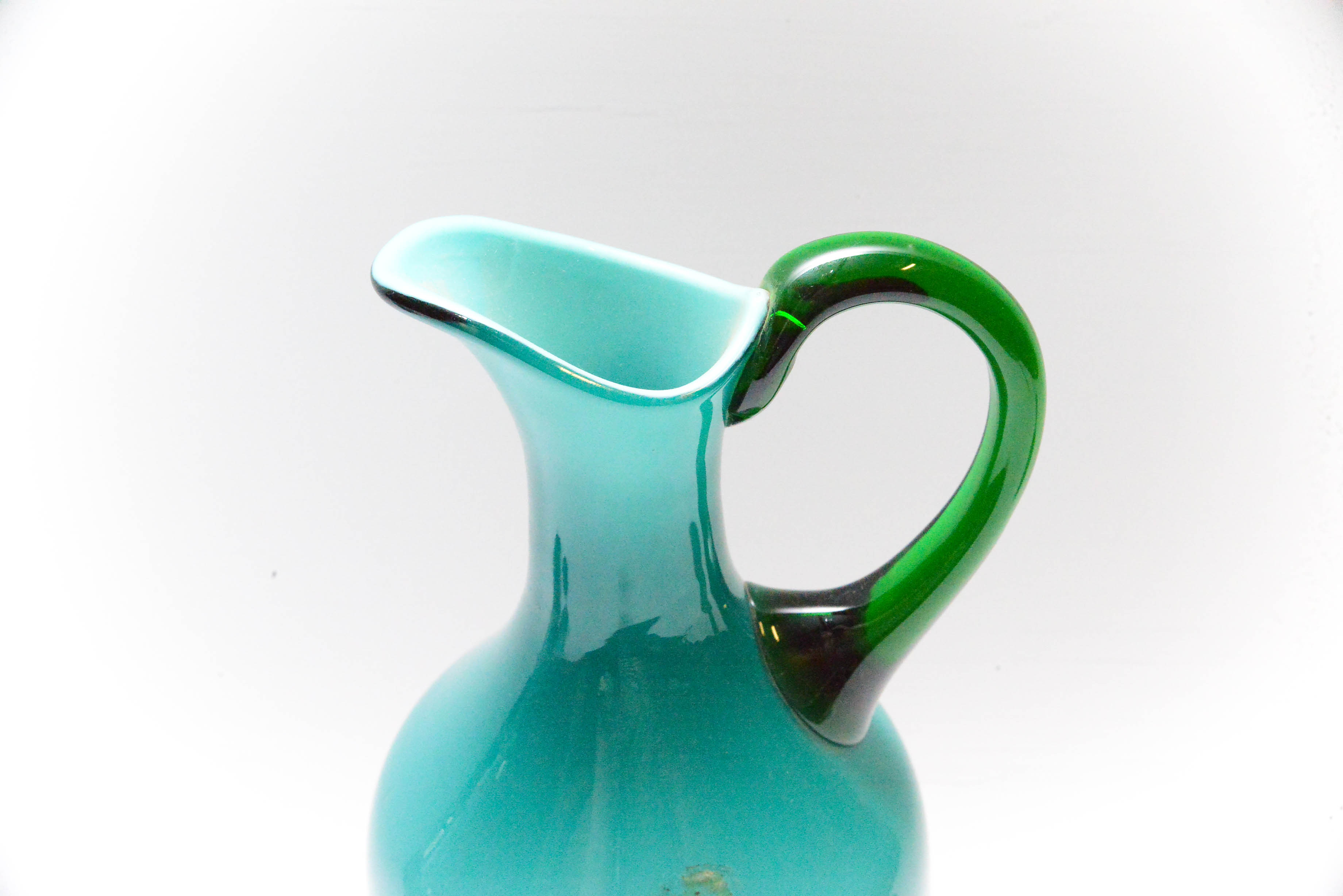 Glass Pitcher and Tumblers