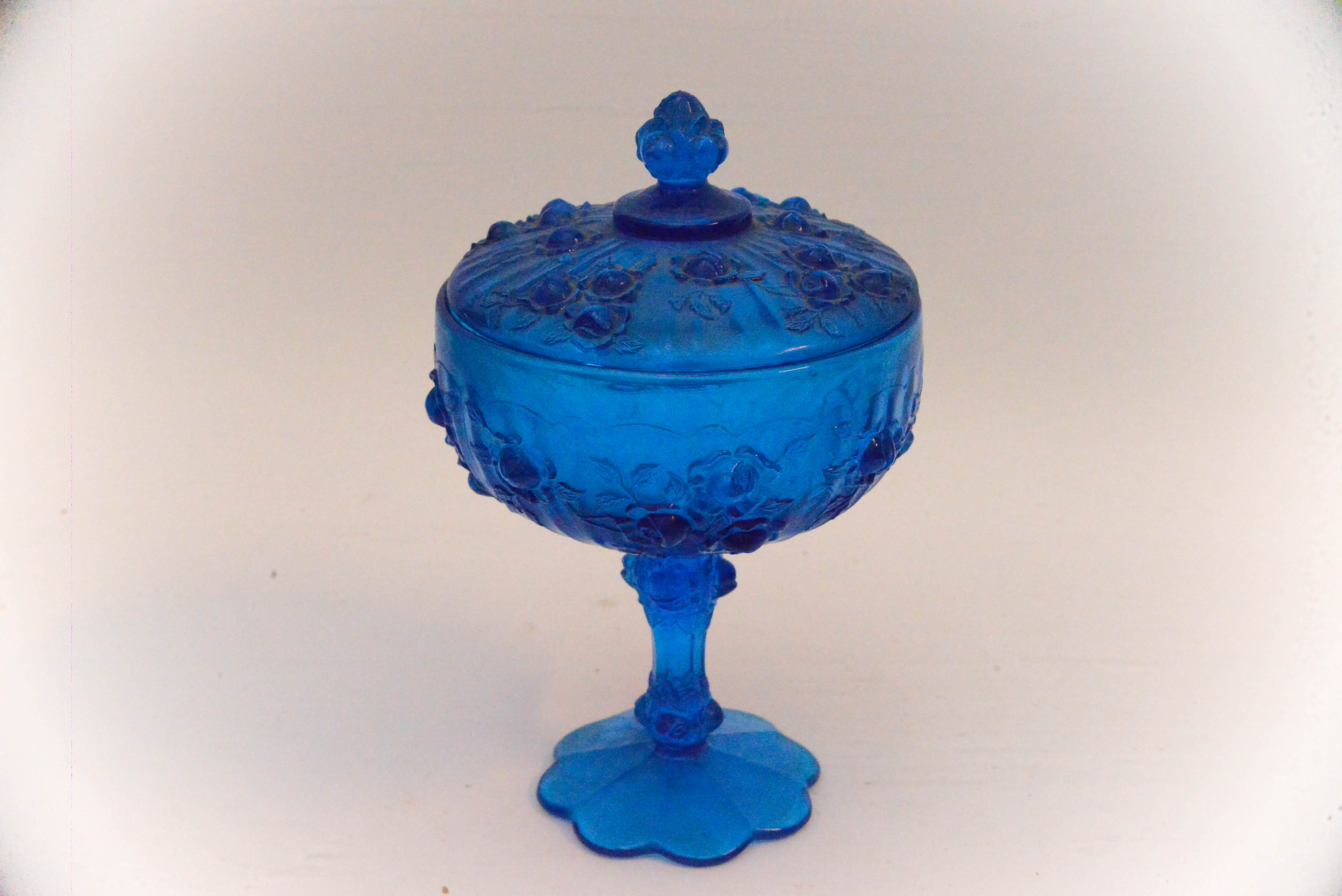 Collection of Blue Glass Decor