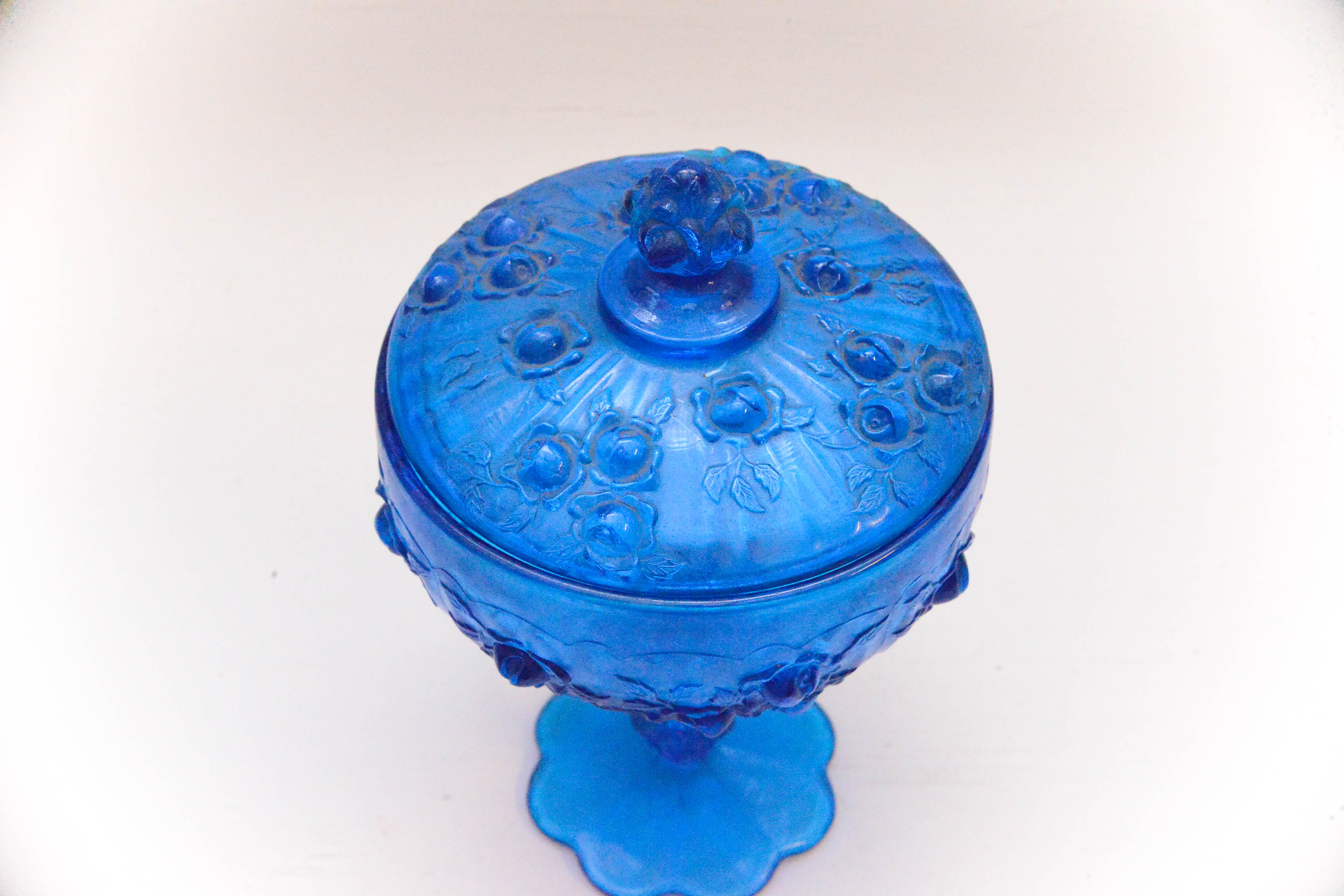 Collection of Blue Glass Decor