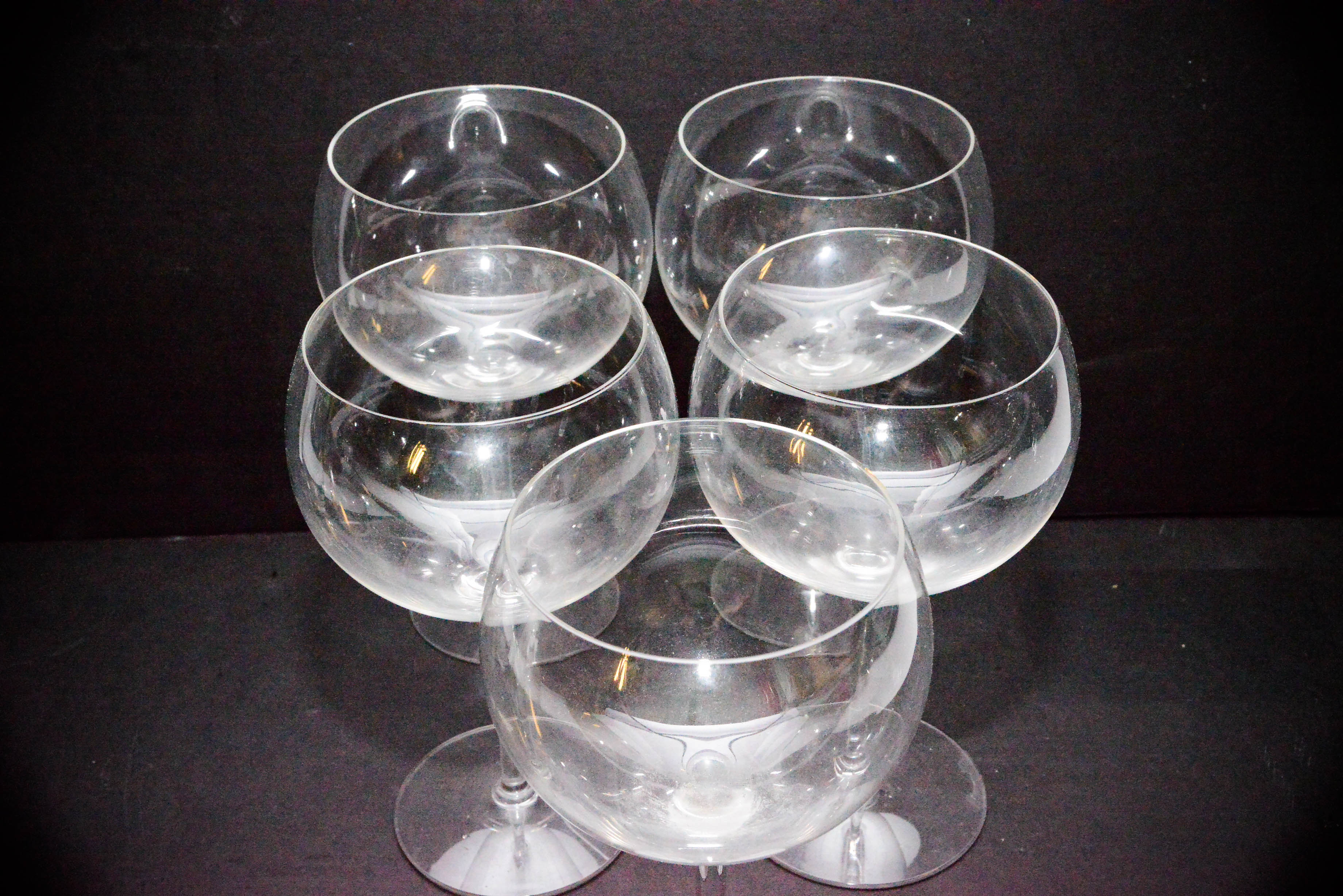 Decanter and Burgundy Glasses