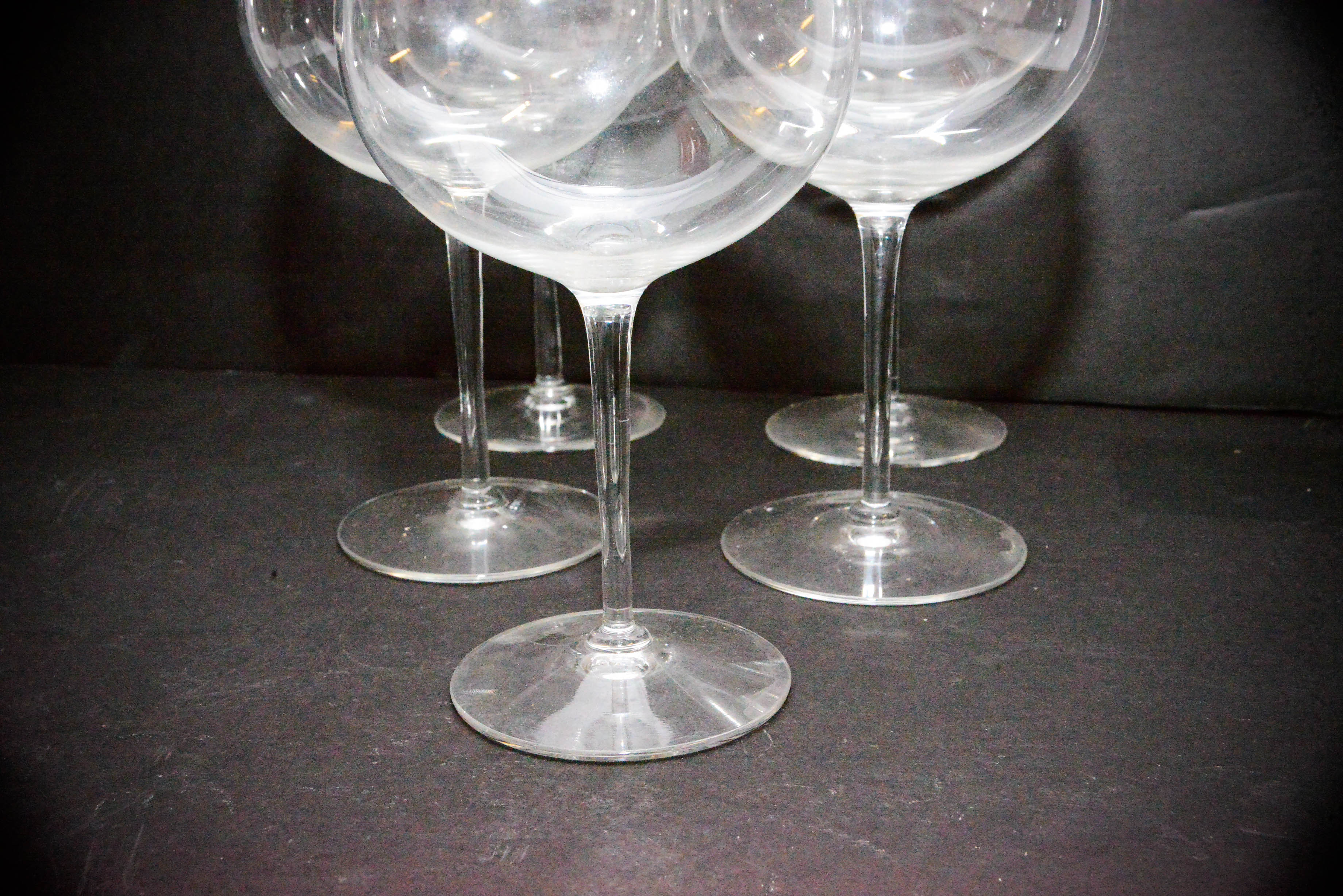 Decanter and Burgundy Glasses