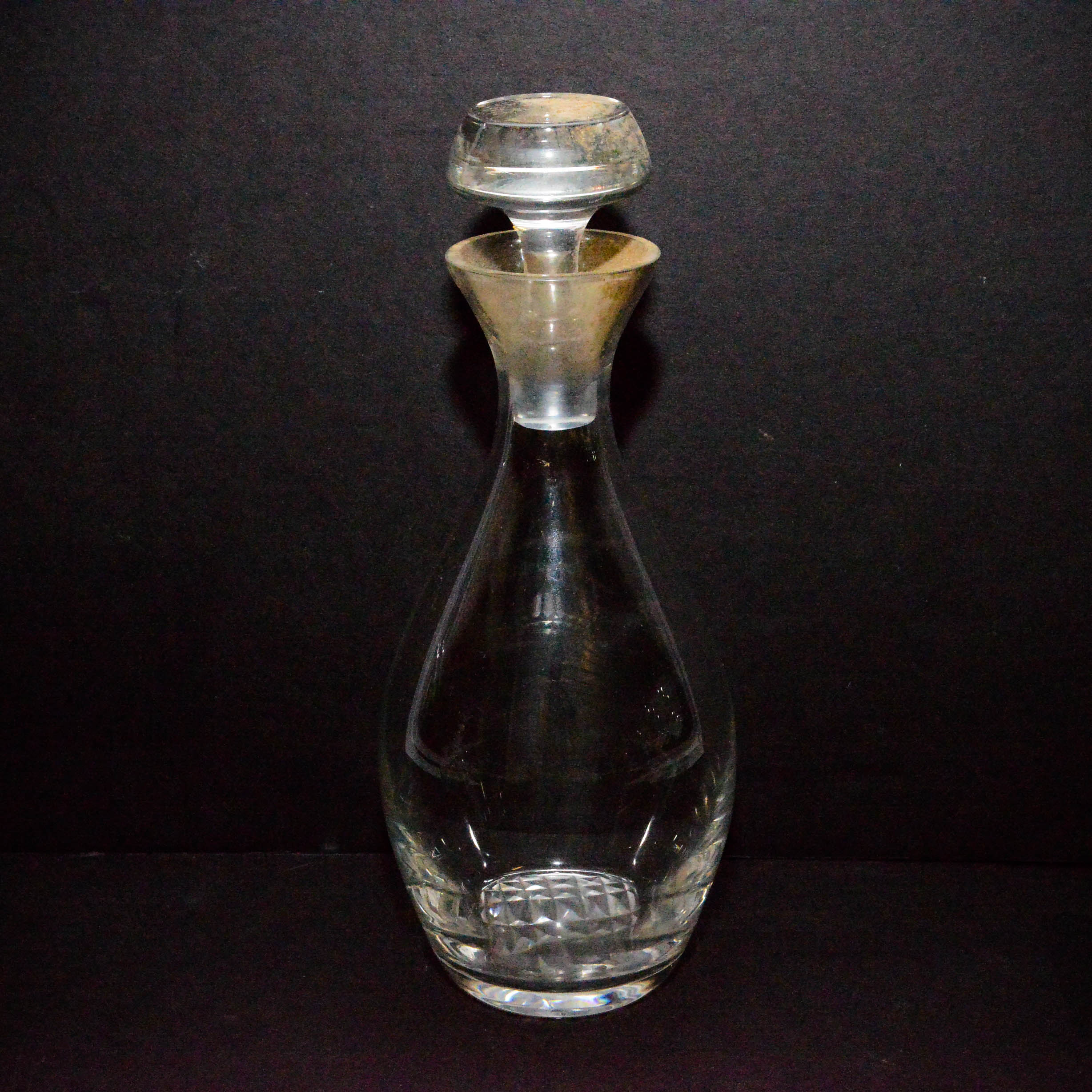 Decanter and Burgundy Glasses