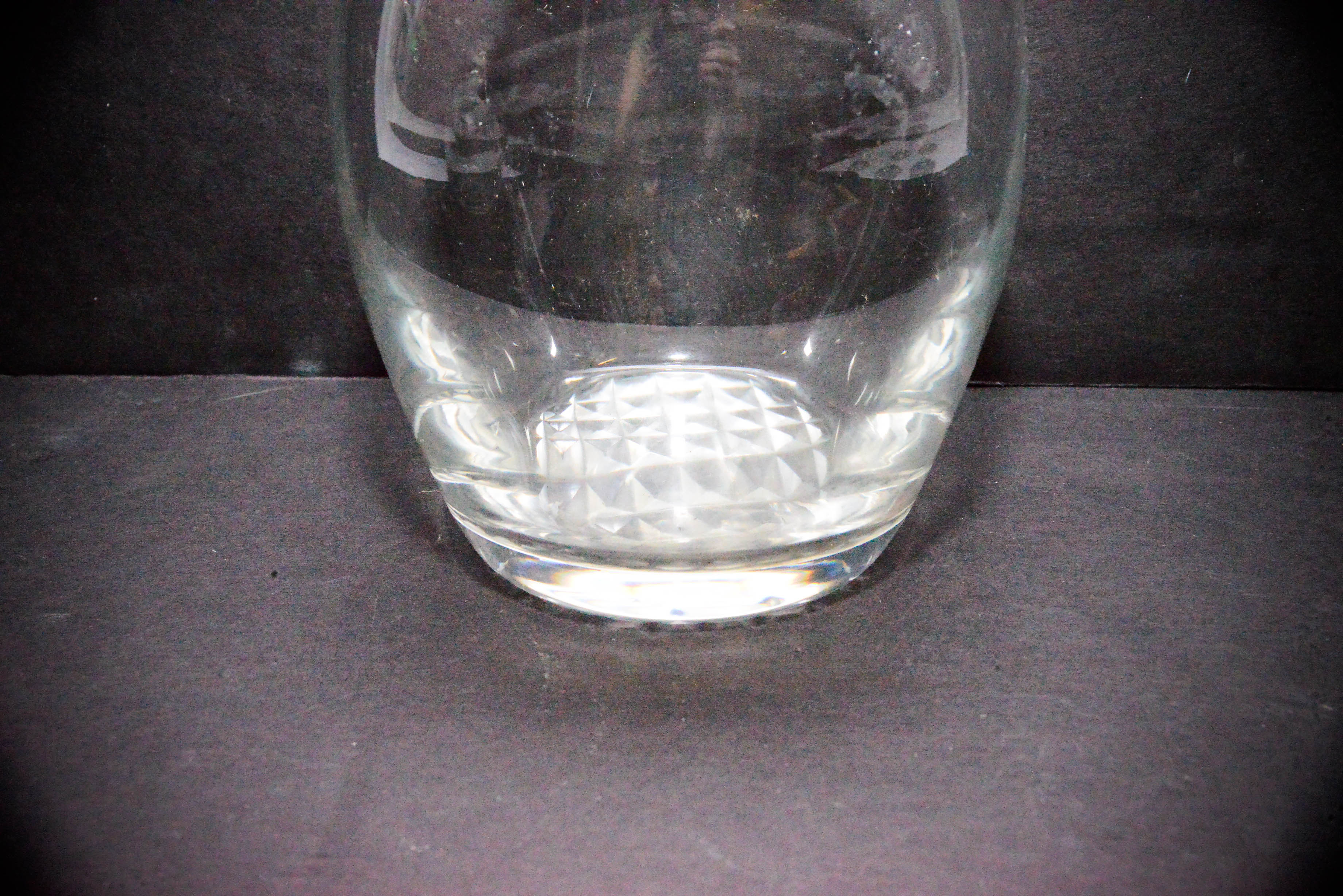 Decanter and Burgundy Glasses