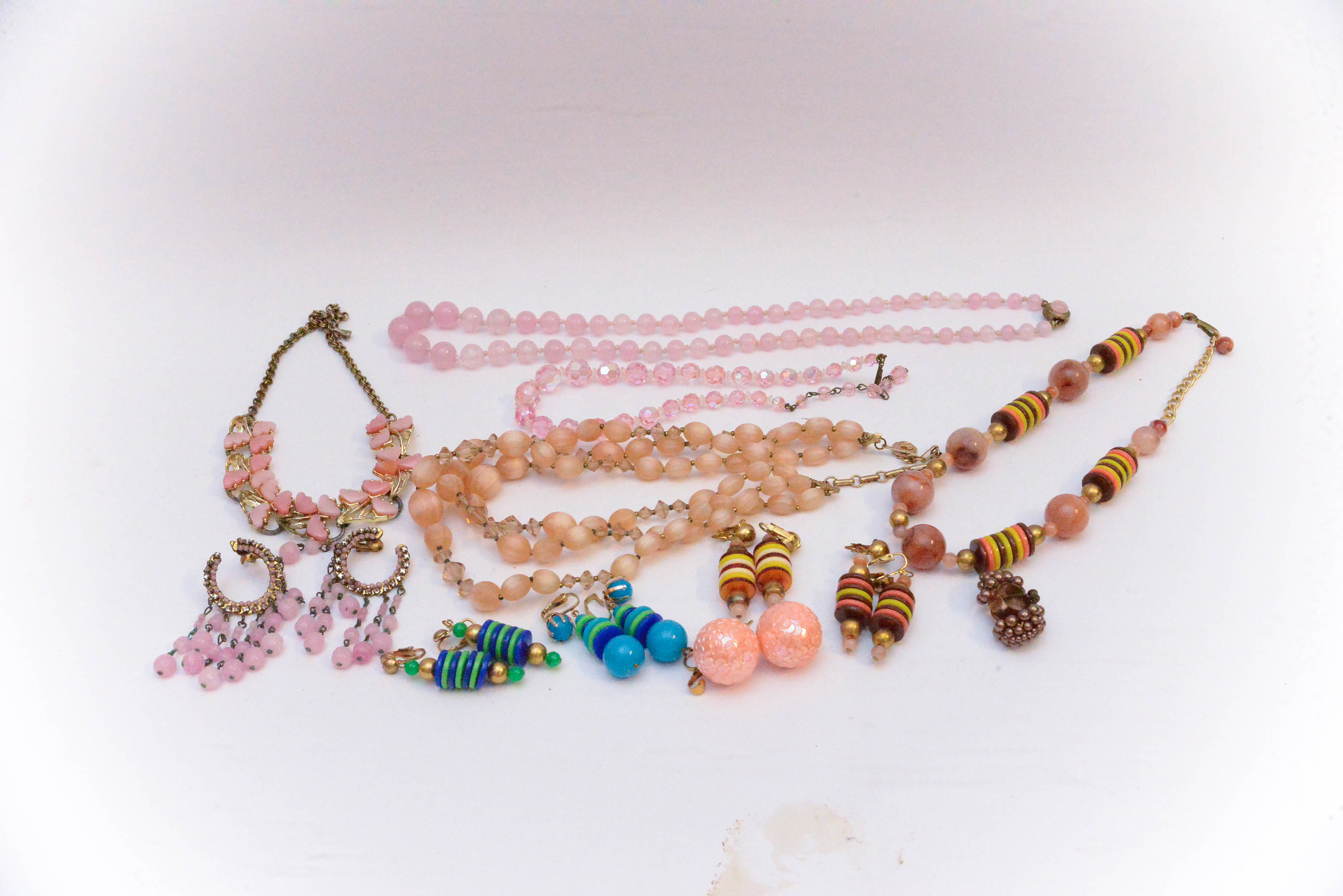 Assorted Collection of Colorful Costume Jewelry