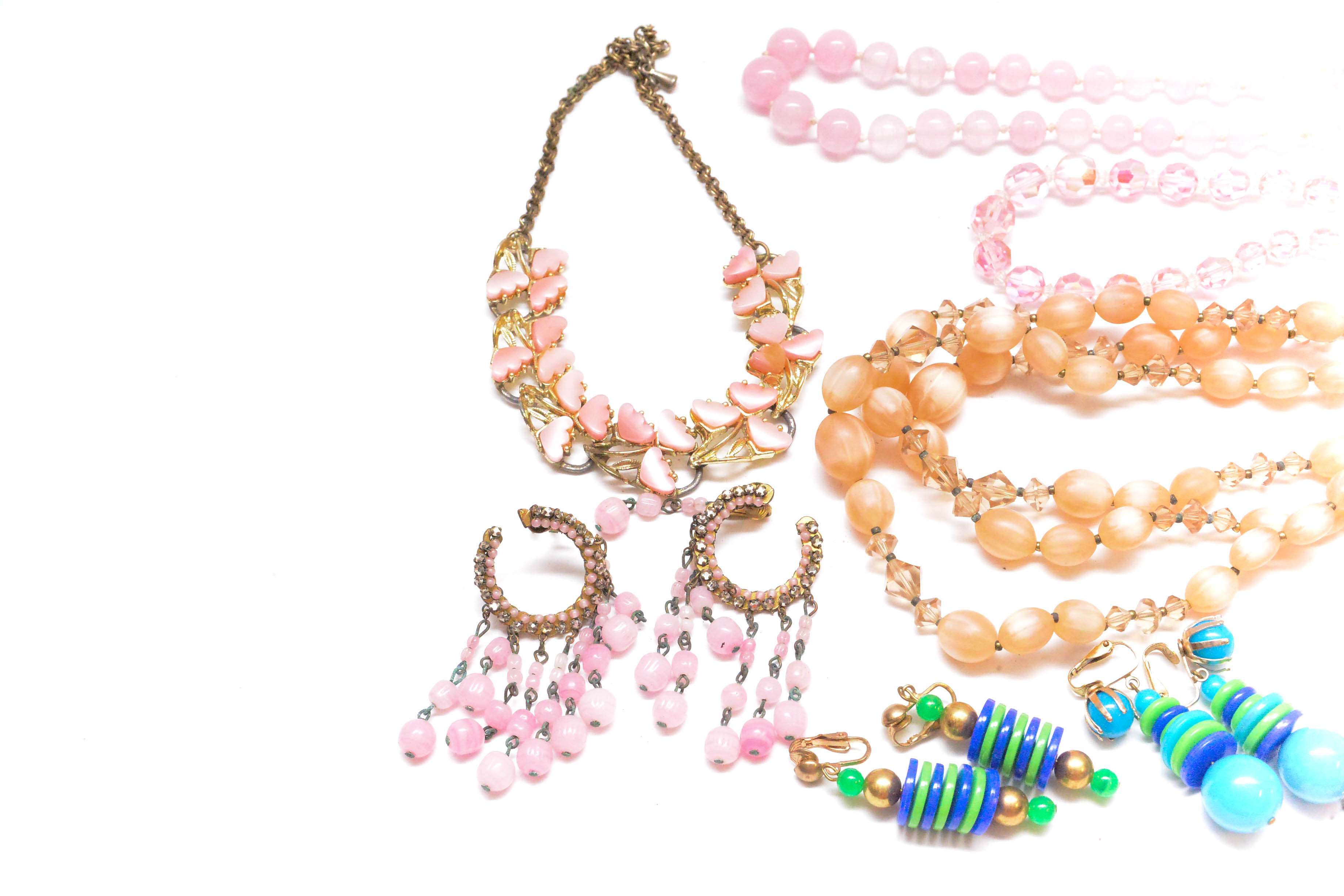 Assorted Collection of Colorful Costume Jewelry