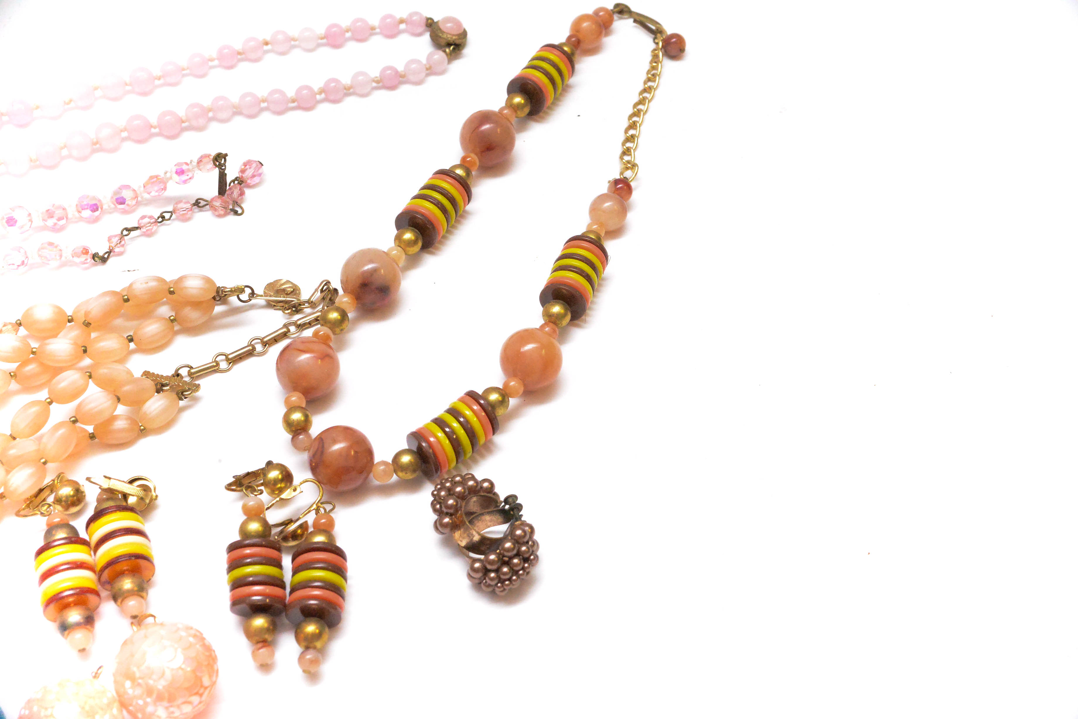 Assorted Collection of Colorful Costume Jewelry