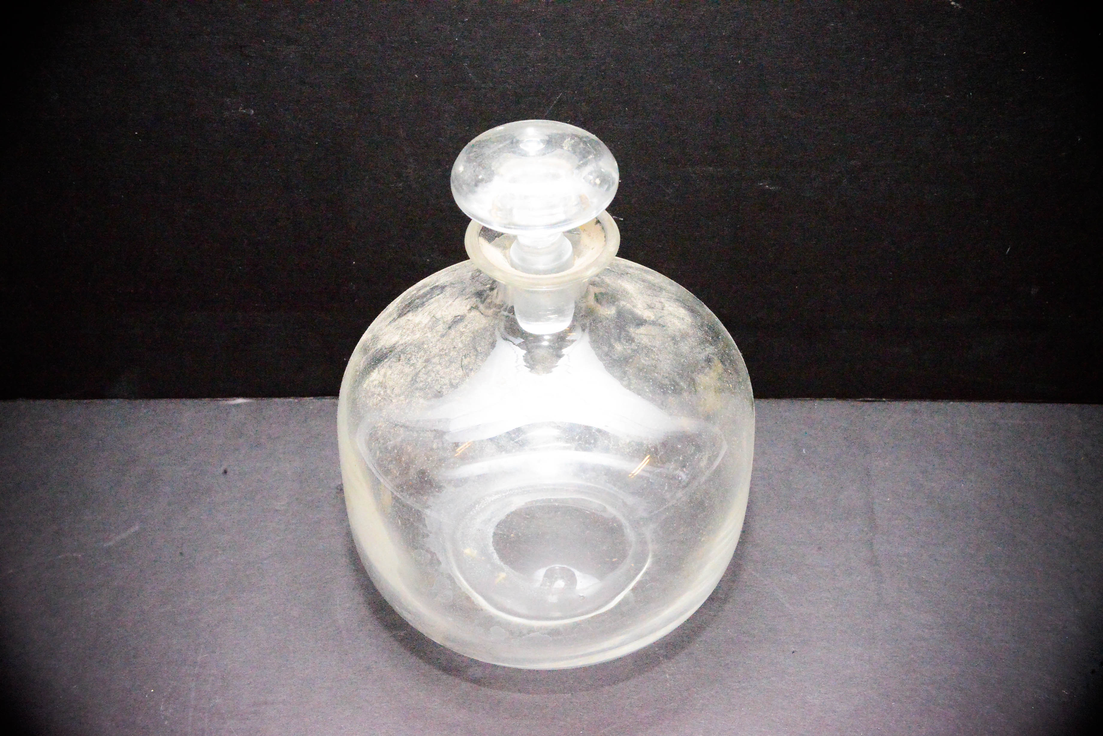 Decanter and Burgundy Glasses