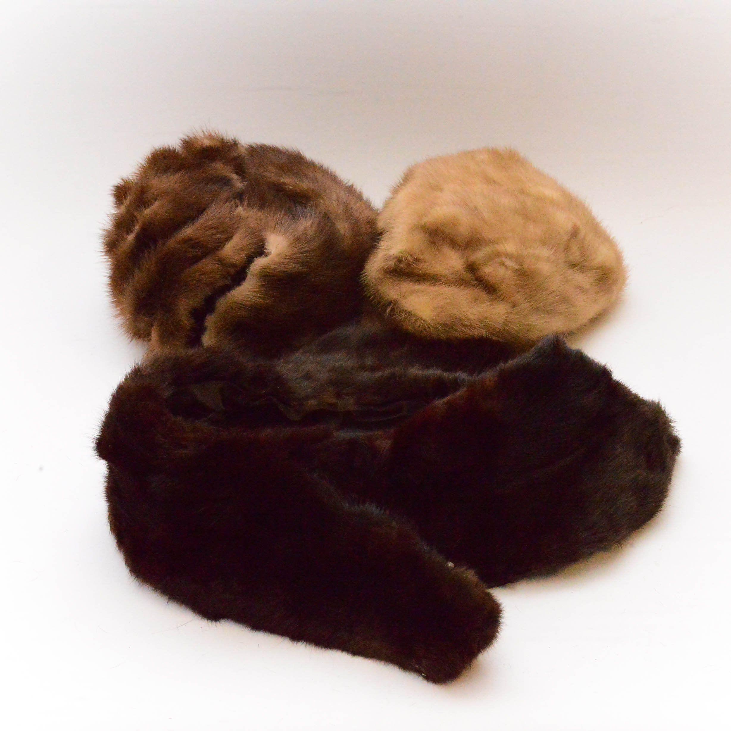 Three Vintage Fur Accesories