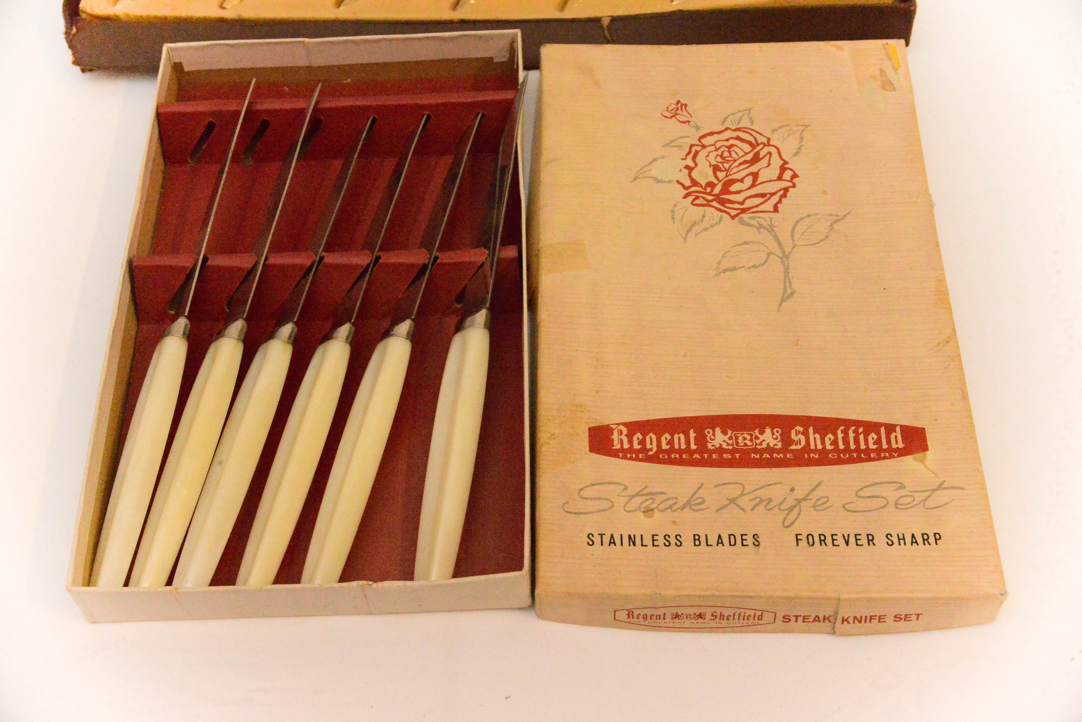 Vintage Stainless Steel Steak Knives