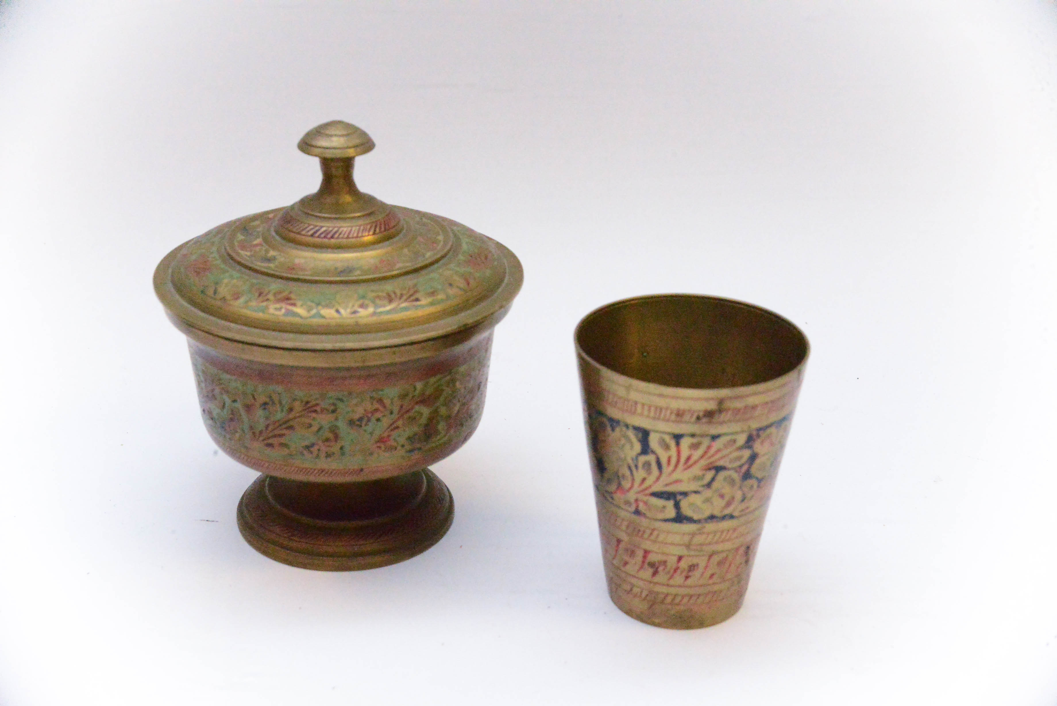 Collection of Etched Metal Decor from India