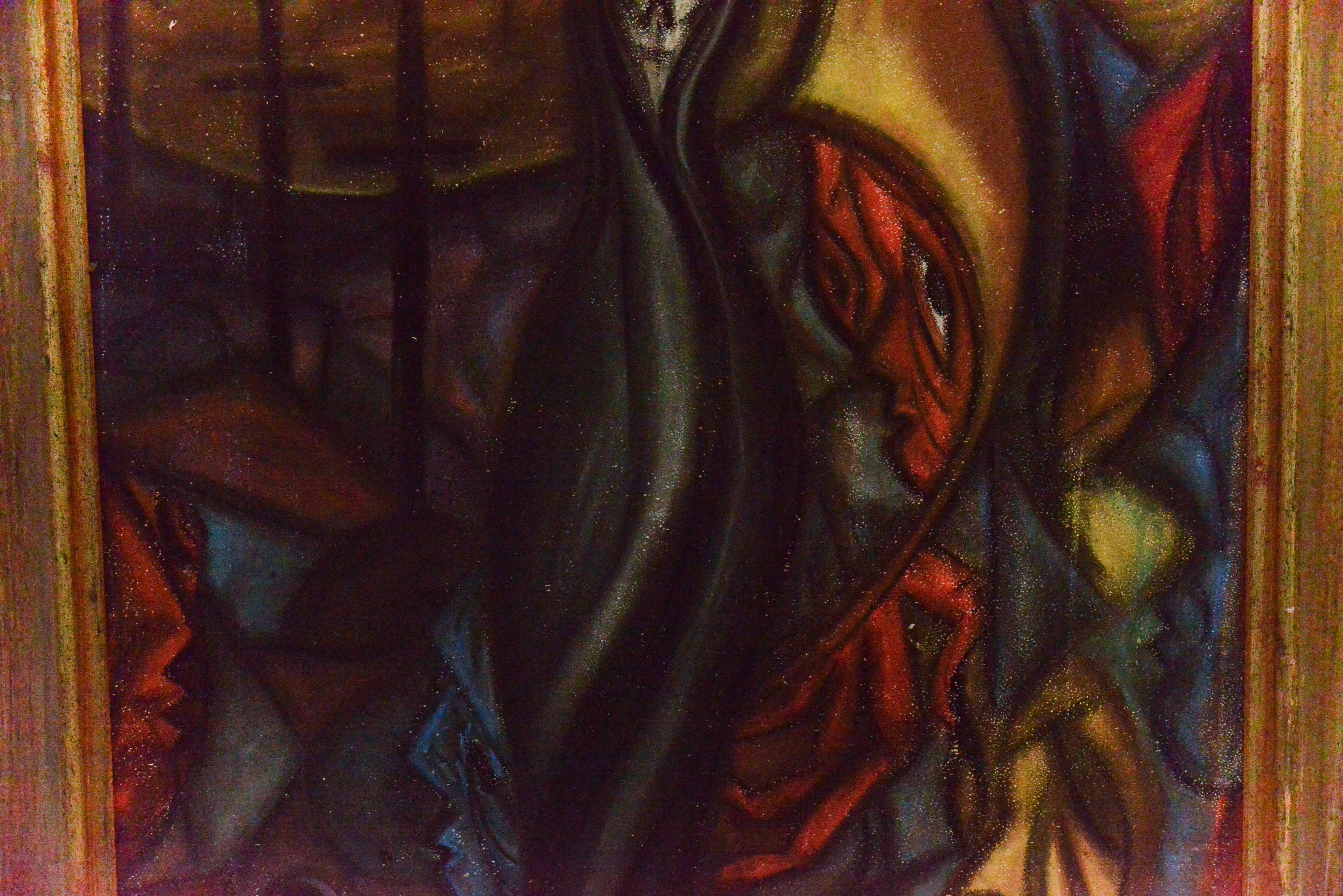 Original Oil Pastel Drawing