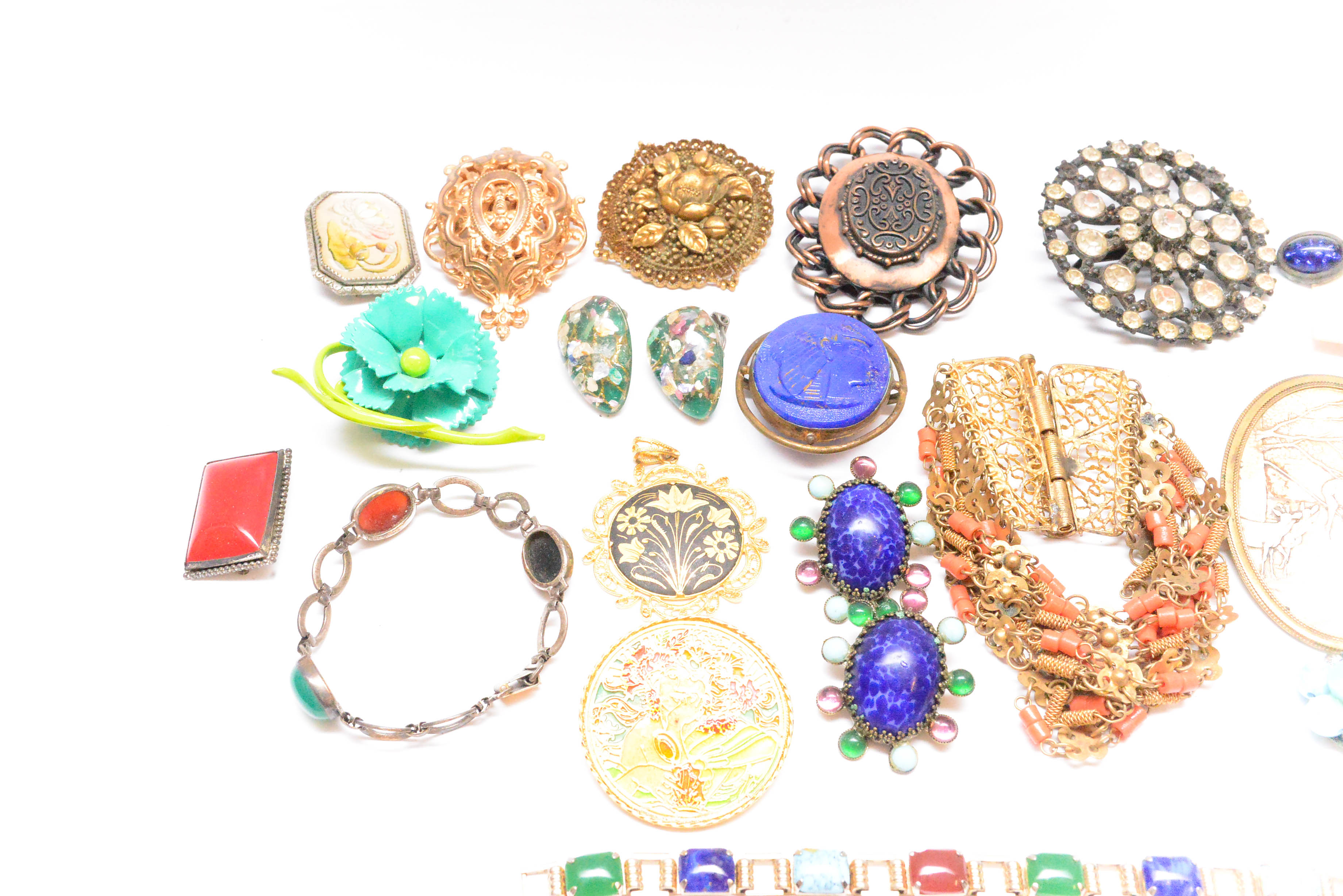 Collection of Vintage Costume Jewelry