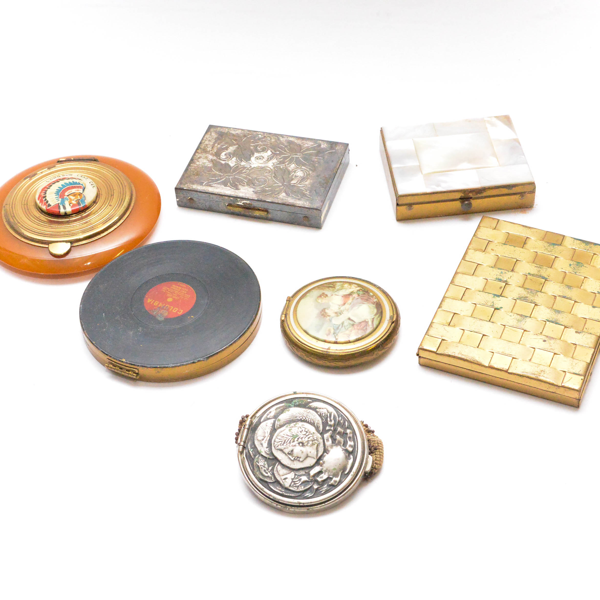 Collection of Vintage Compacts