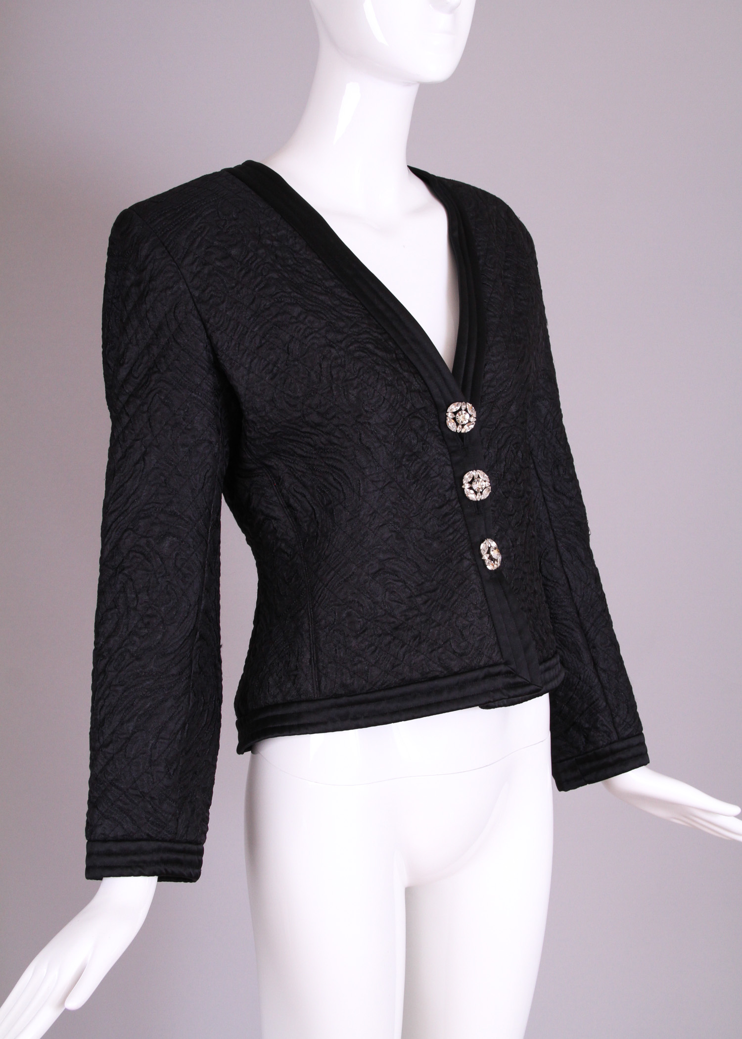 Yves Saint Laurent Quilted Brocade Jackets