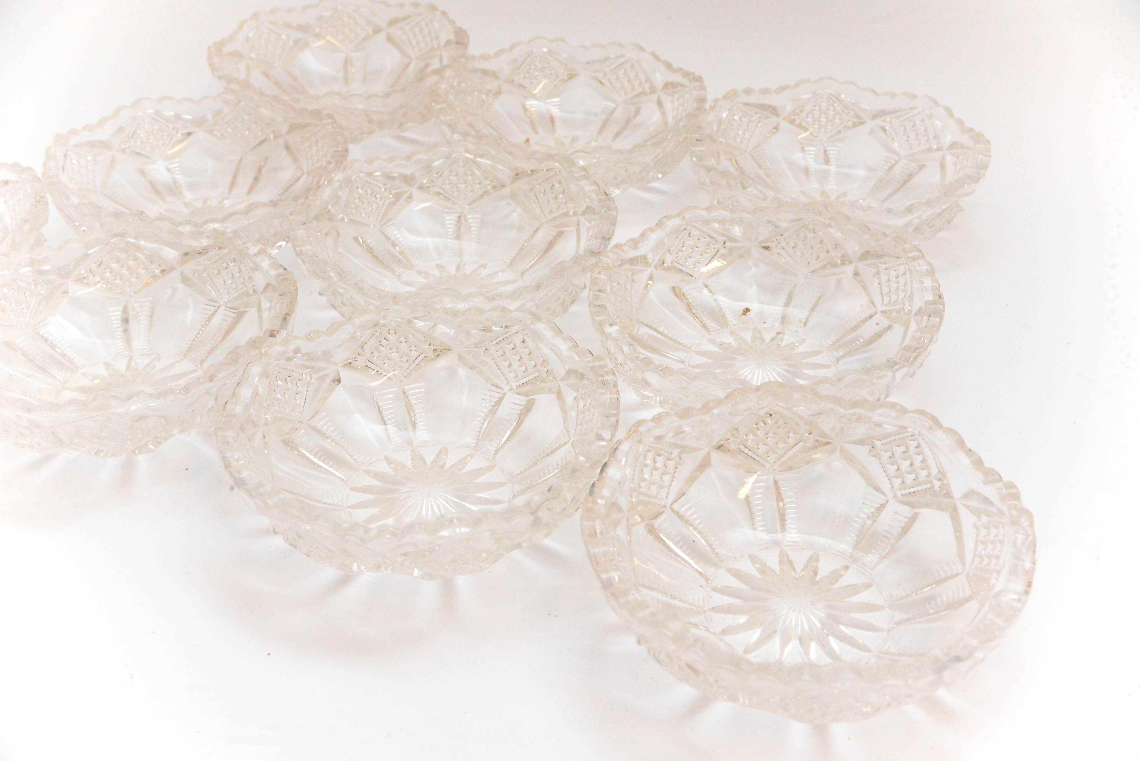 Collection of Cut Glass Items