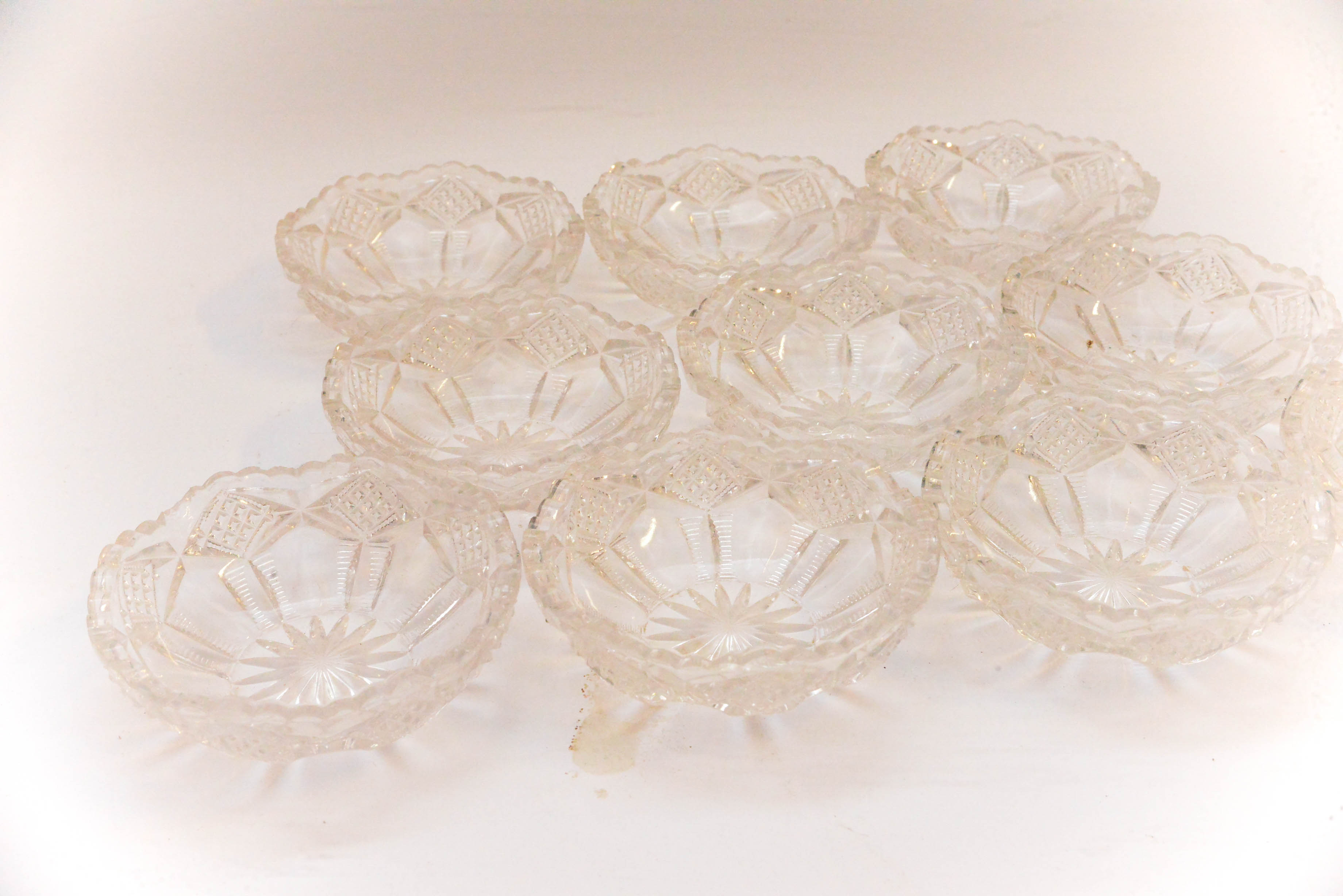 Collection of Cut Glass Items