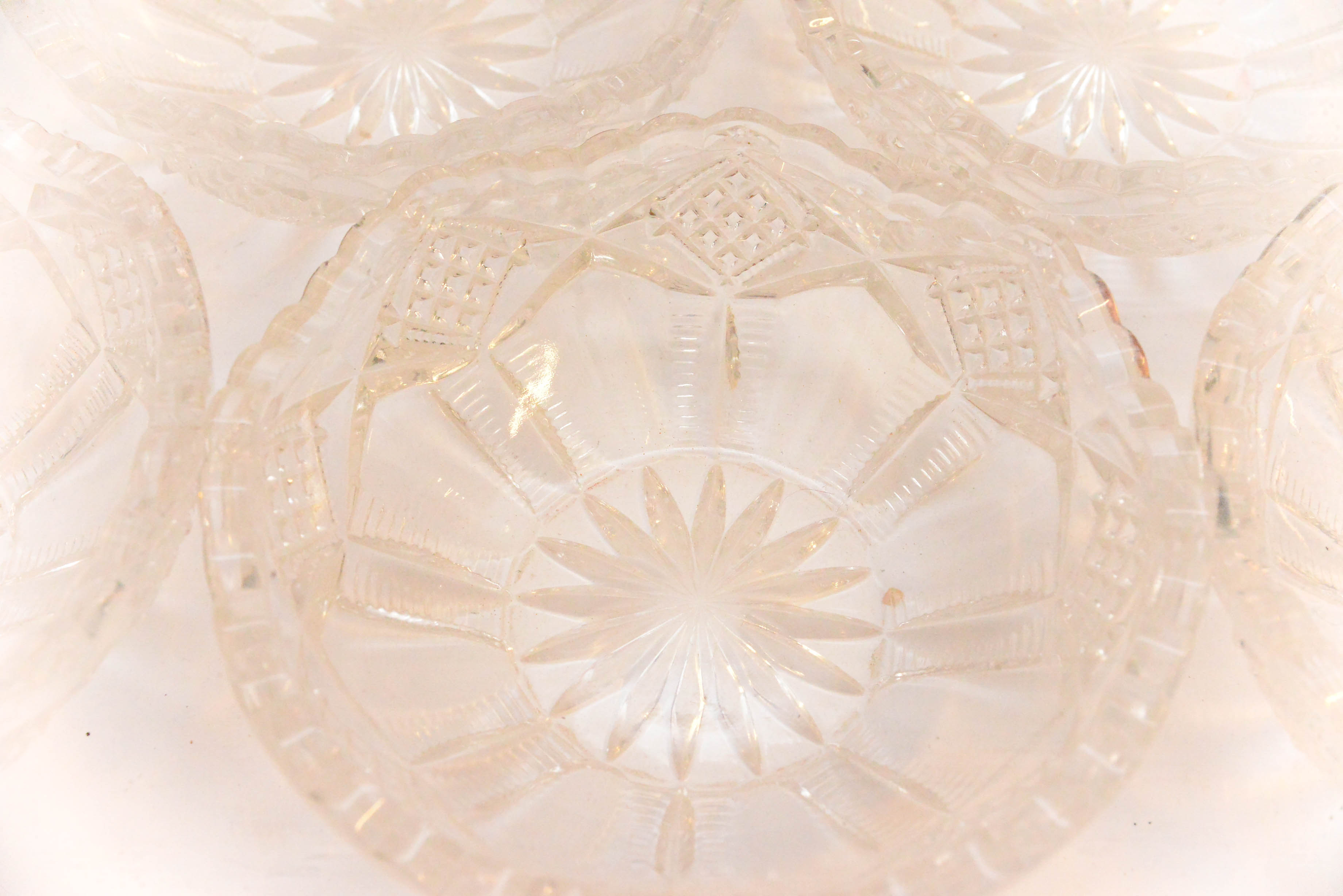 Collection of Cut Glass Items