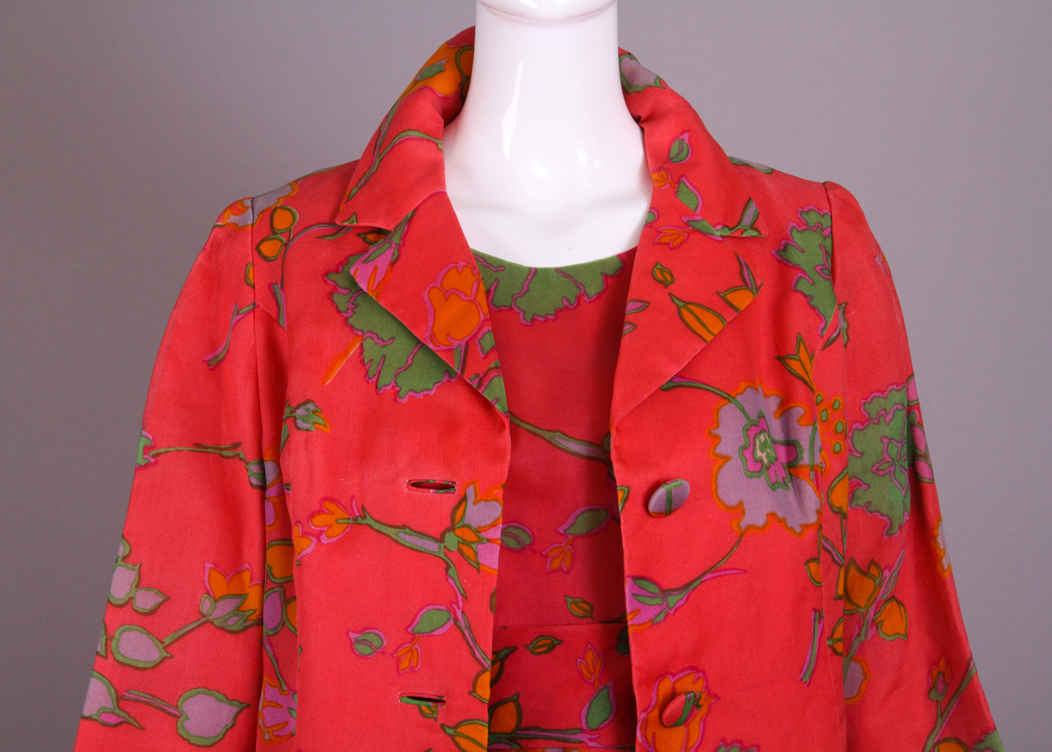 Bill Blass for Maurice Rentner Day Dress with Coat