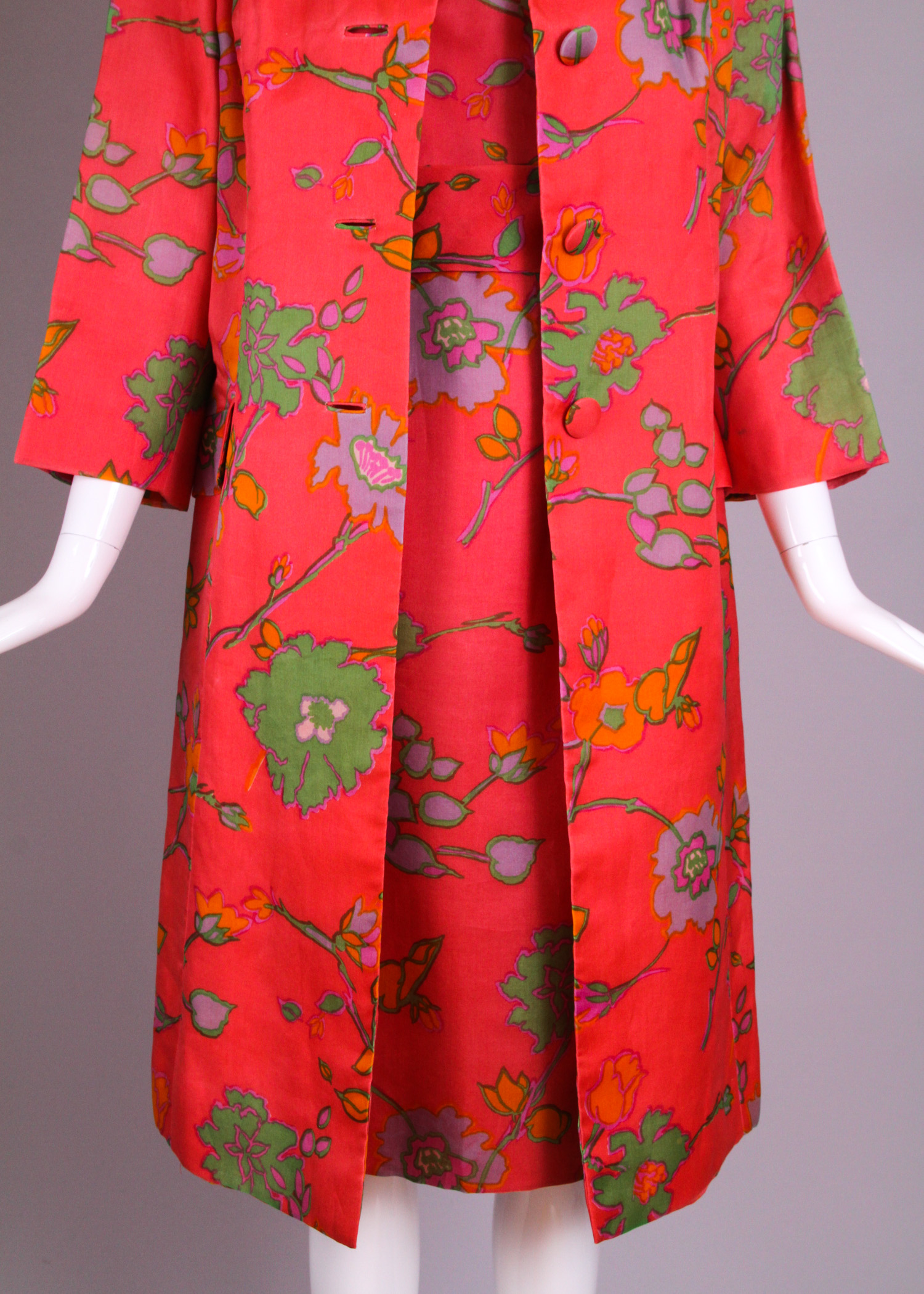 Bill Blass for Maurice Rentner Day Dress with Coat