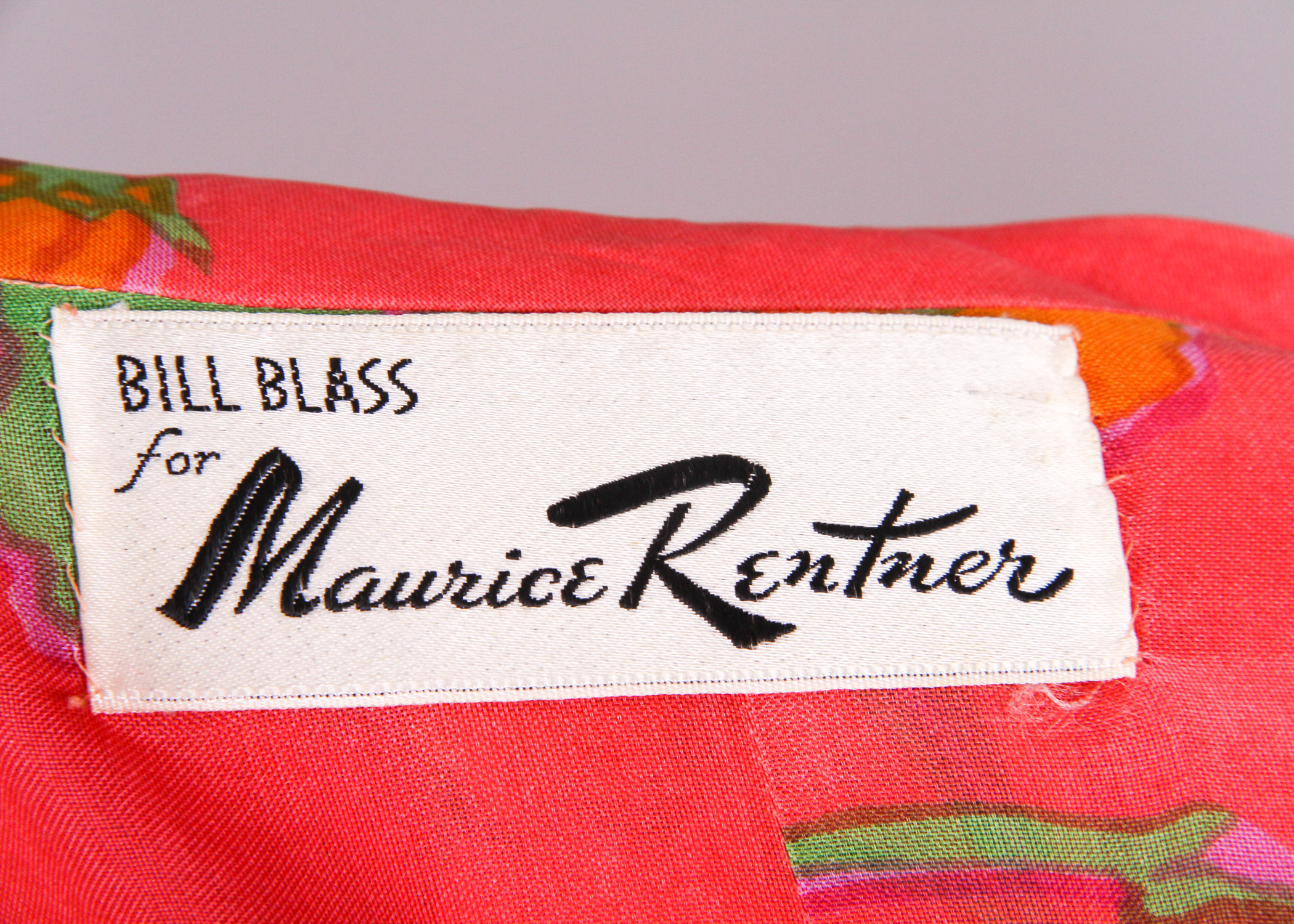 Bill Blass for Maurice Rentner Day Dress with Coat