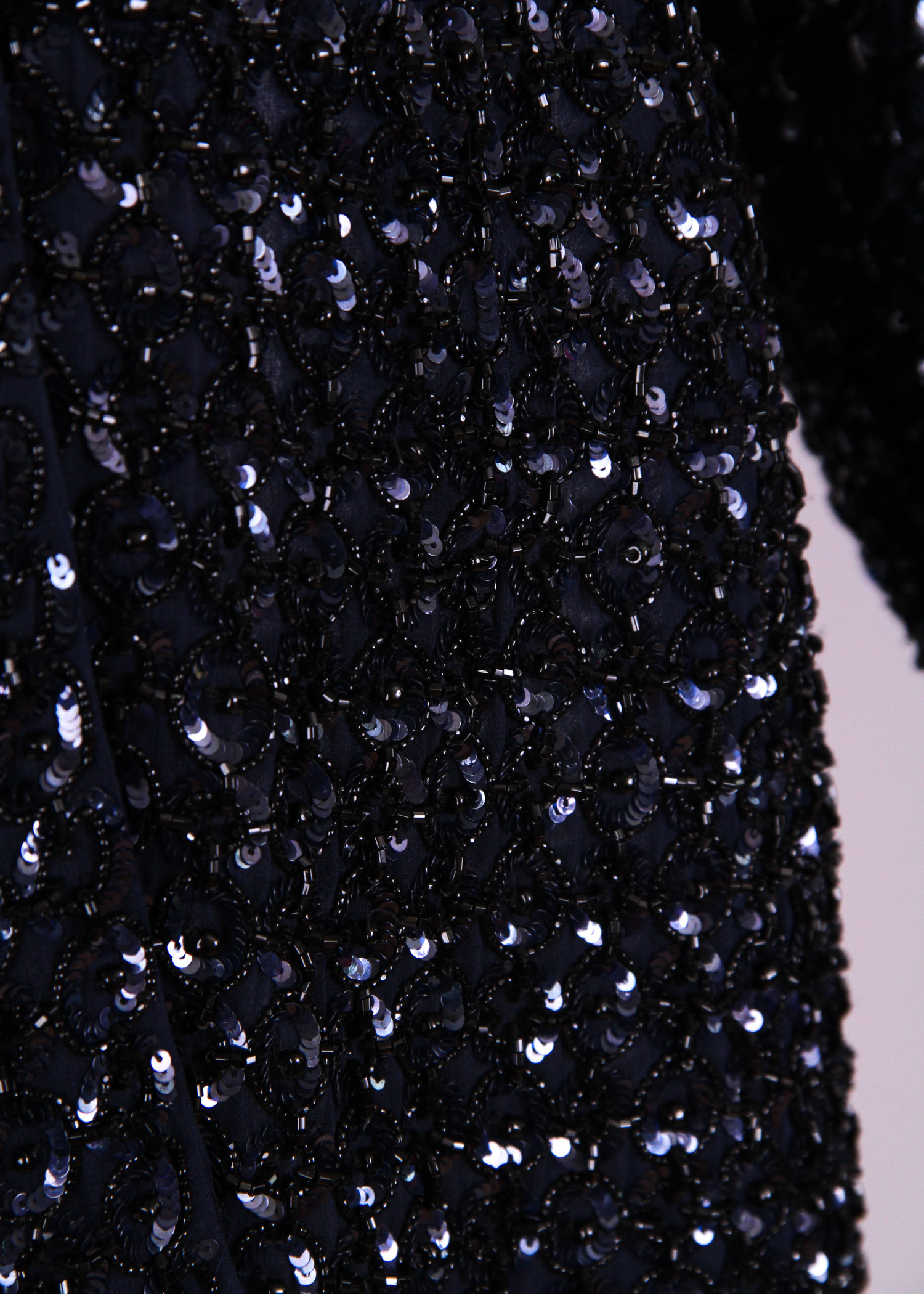 Badgley Mischka Sequin and Beaded Jacket