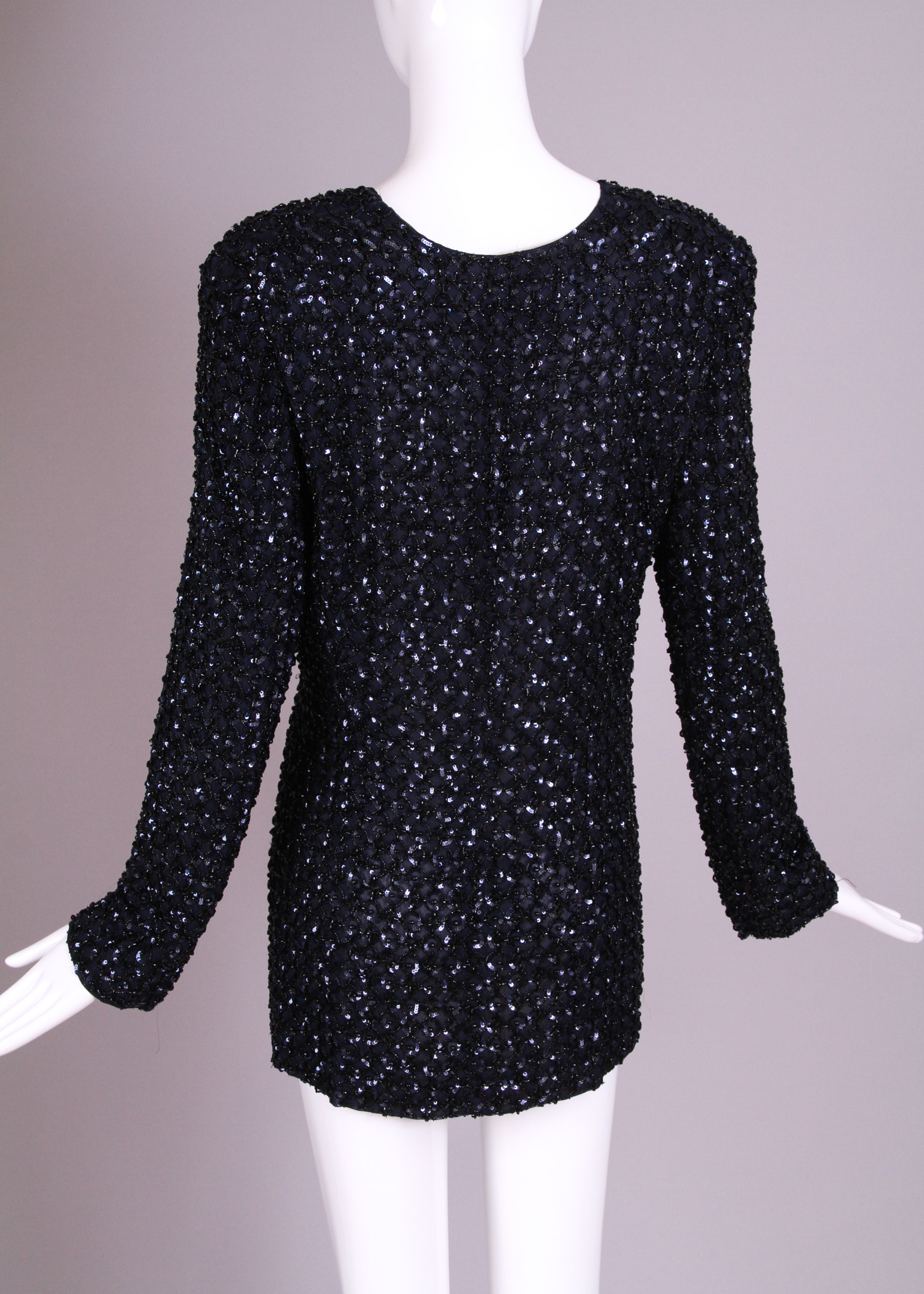 Badgley Mischka Sequin and Beaded Jacket