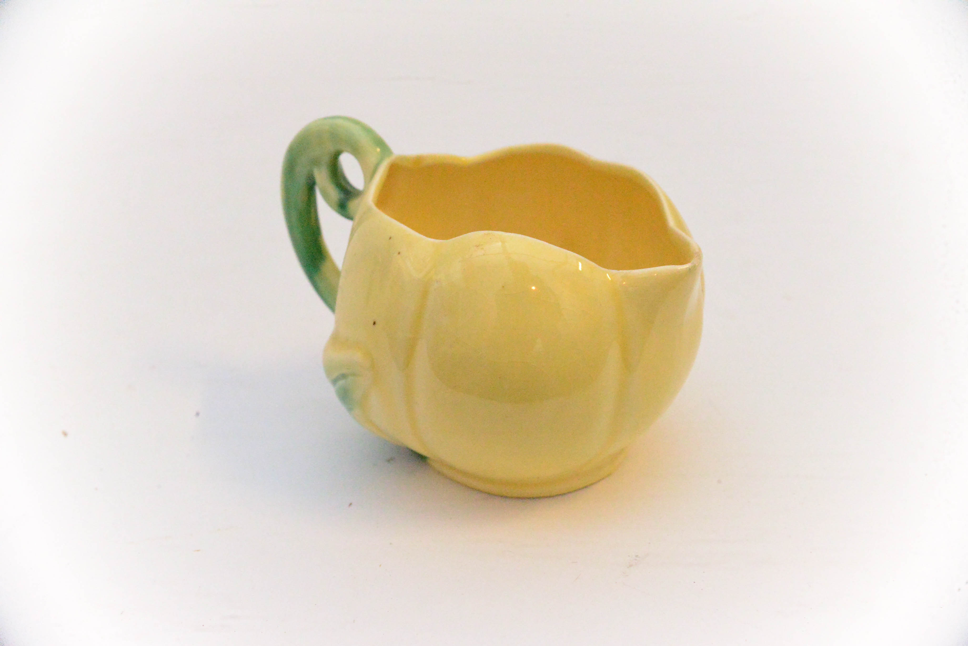 Vintage Ceramic Juice Glasses and Creamer