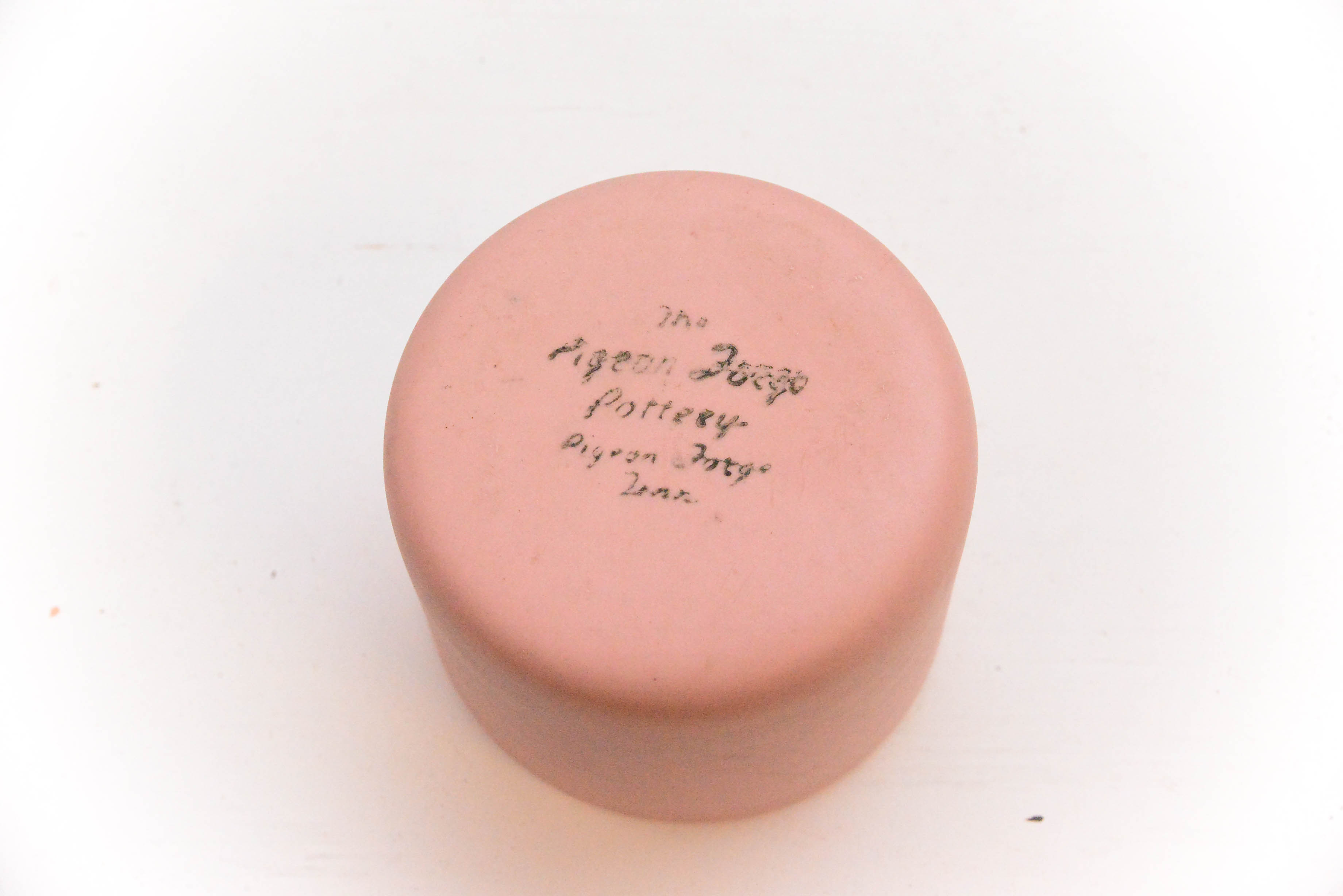 Roseville Rustic Trinket Box and Pigeon Forge Pottery Cups