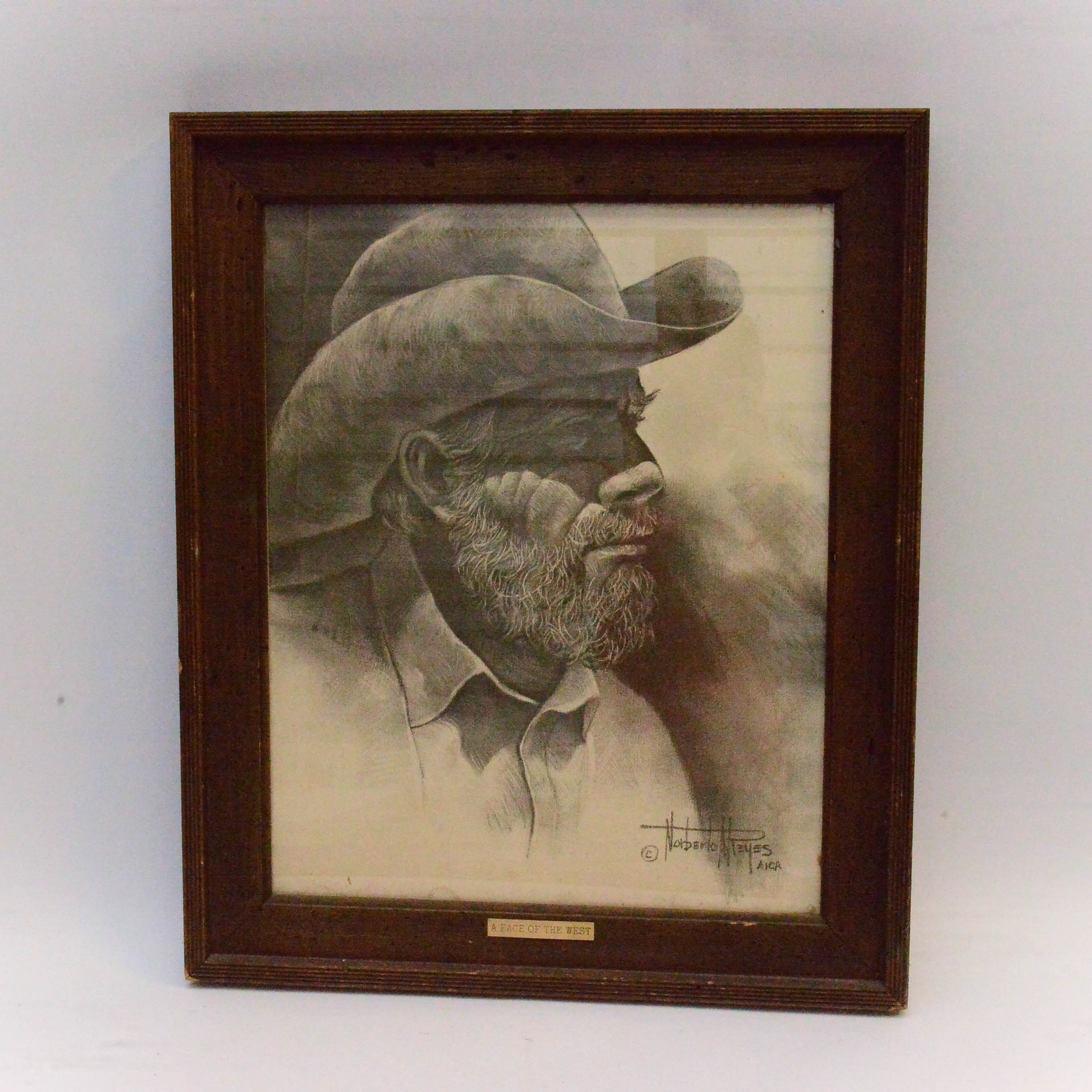 Charcoal Drawing by Noberto Reyes AICA