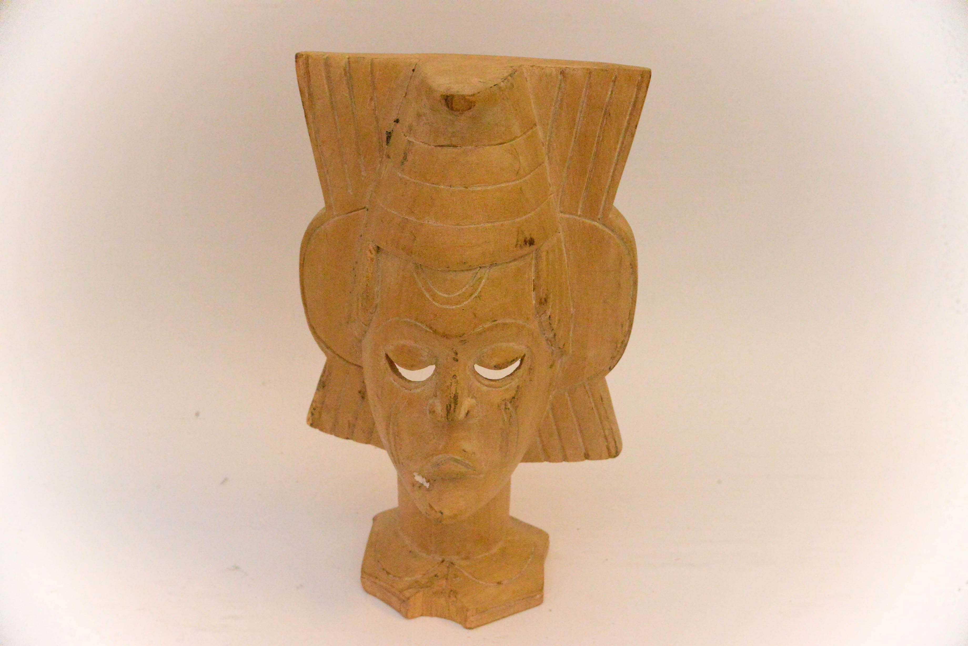 Carved Wood Masks and Totem