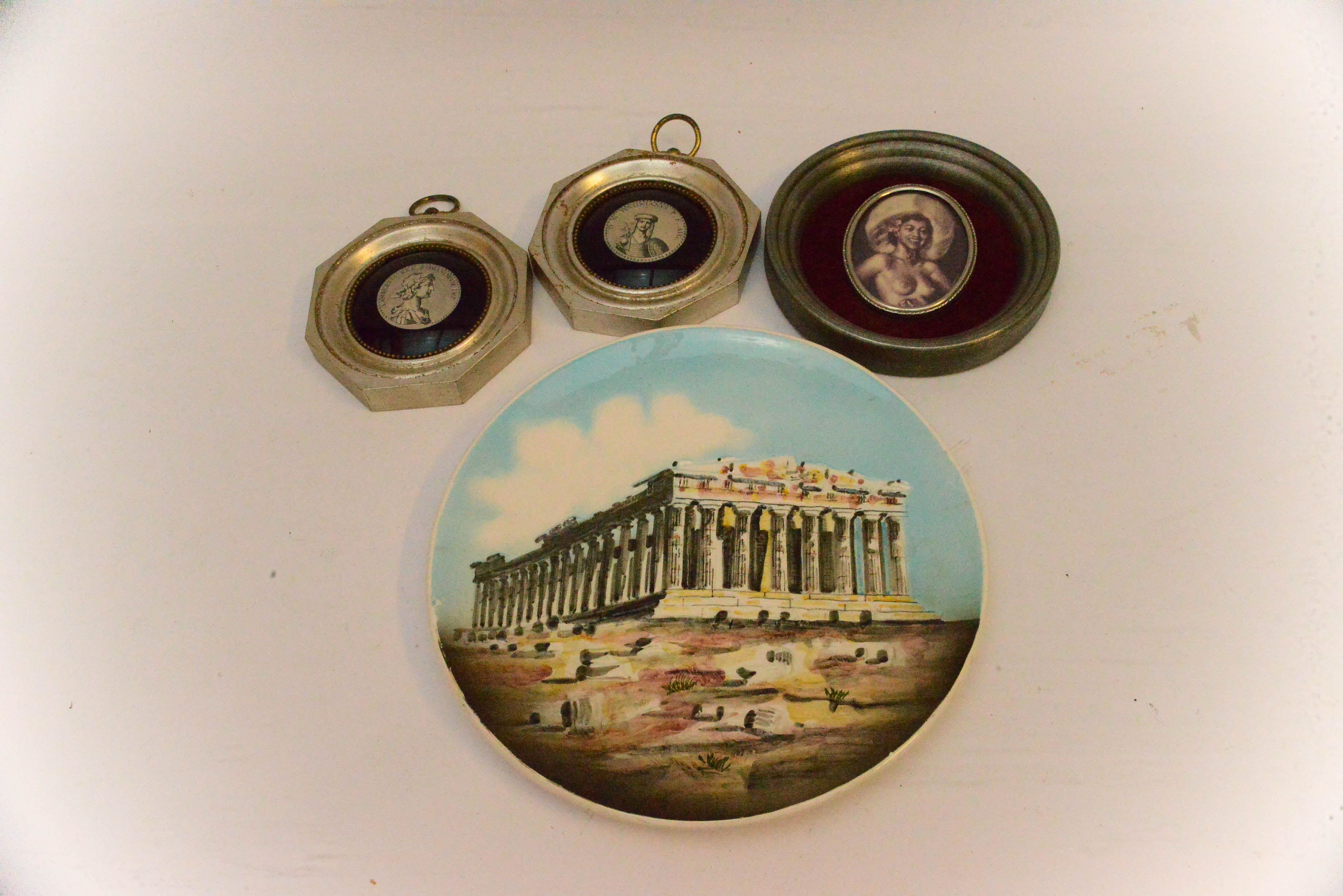 Parthenon Plate with Athens