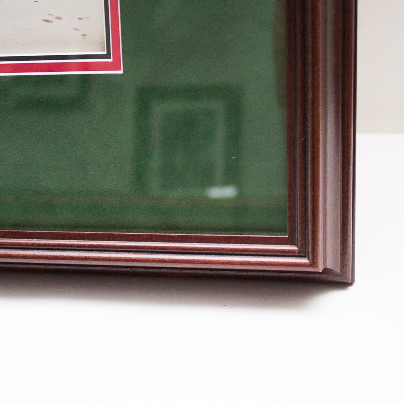 Jim Clark Autographed Photo With Original Used Driving Gloves