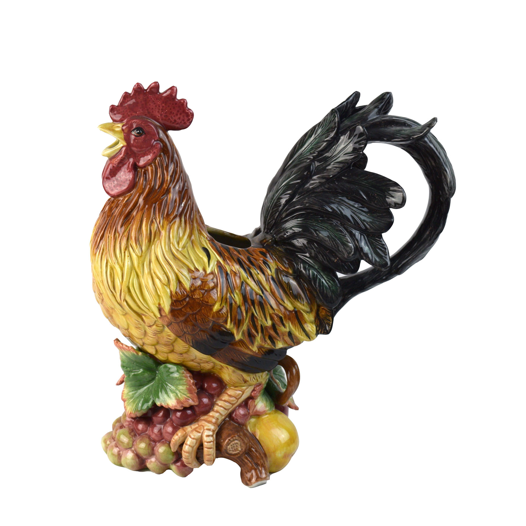 Fitz and Floyd Country Gourmet Rooster Pitcher