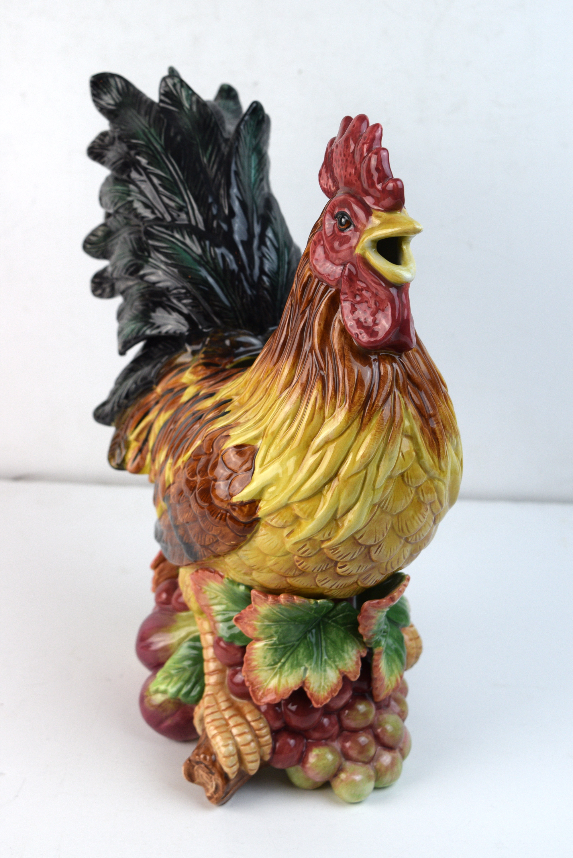 Fitz and Floyd Country Gourmet Rooster Pitcher