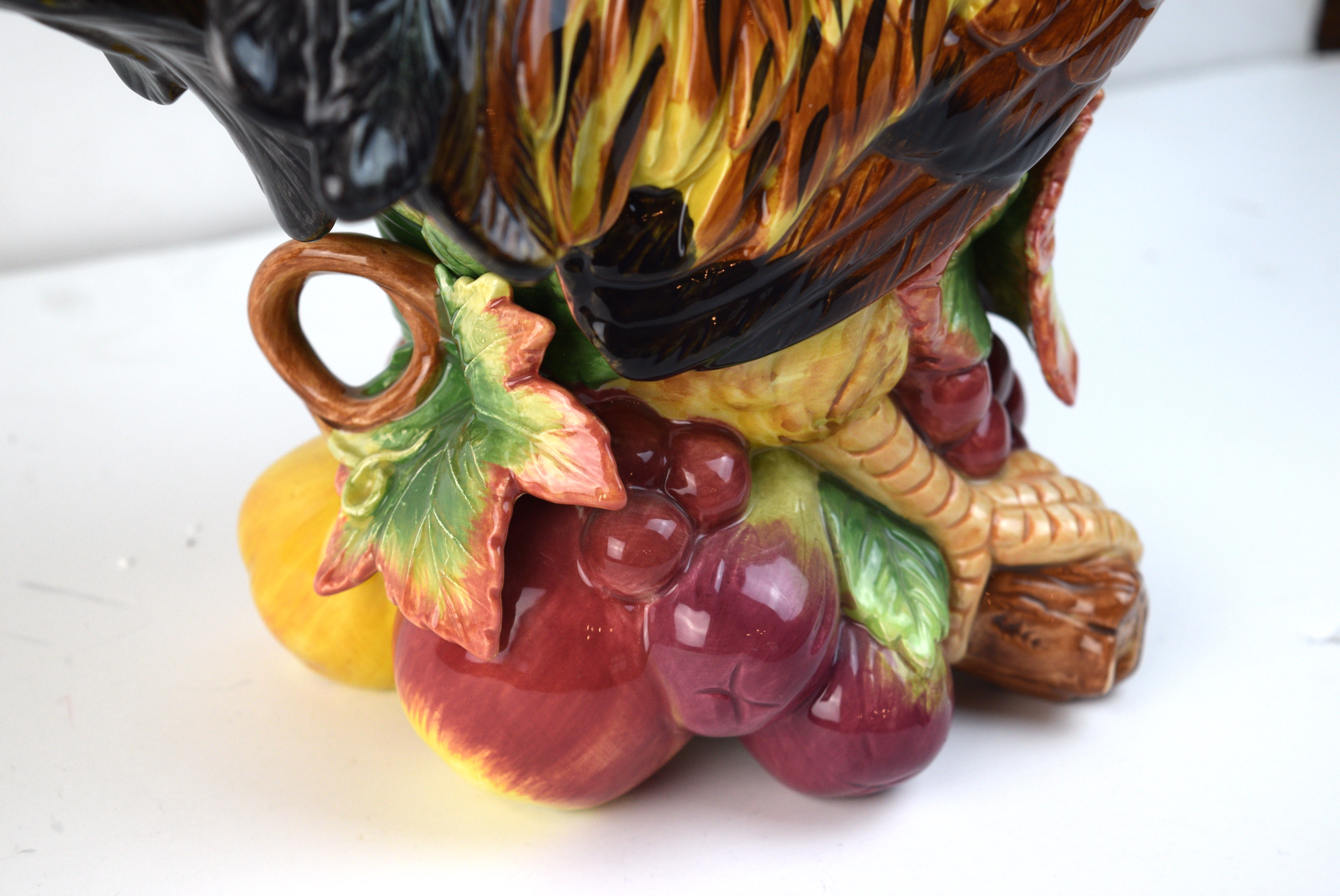 Fitz and Floyd Country Gourmet Rooster Pitcher