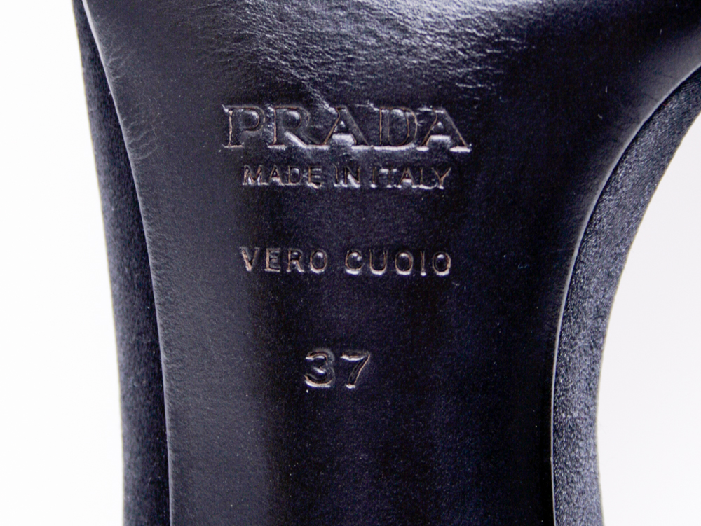 Prada Calzature Donna Beaded Bow Dress Sandal