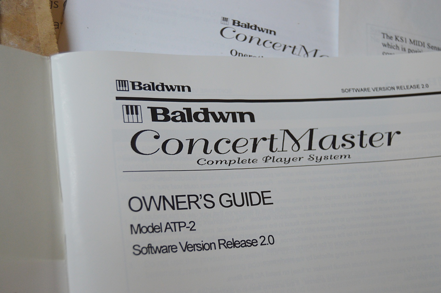 Baldwin Concert Master Player Baby Grand Piano