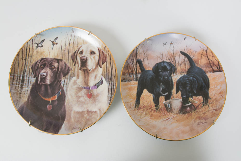 Labrador Retrievers Plate Collection by Jim Killen