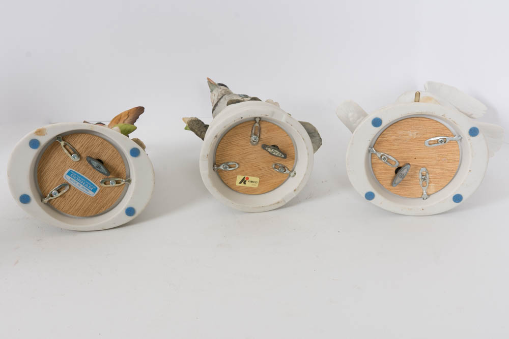 Perched Bird Figurines