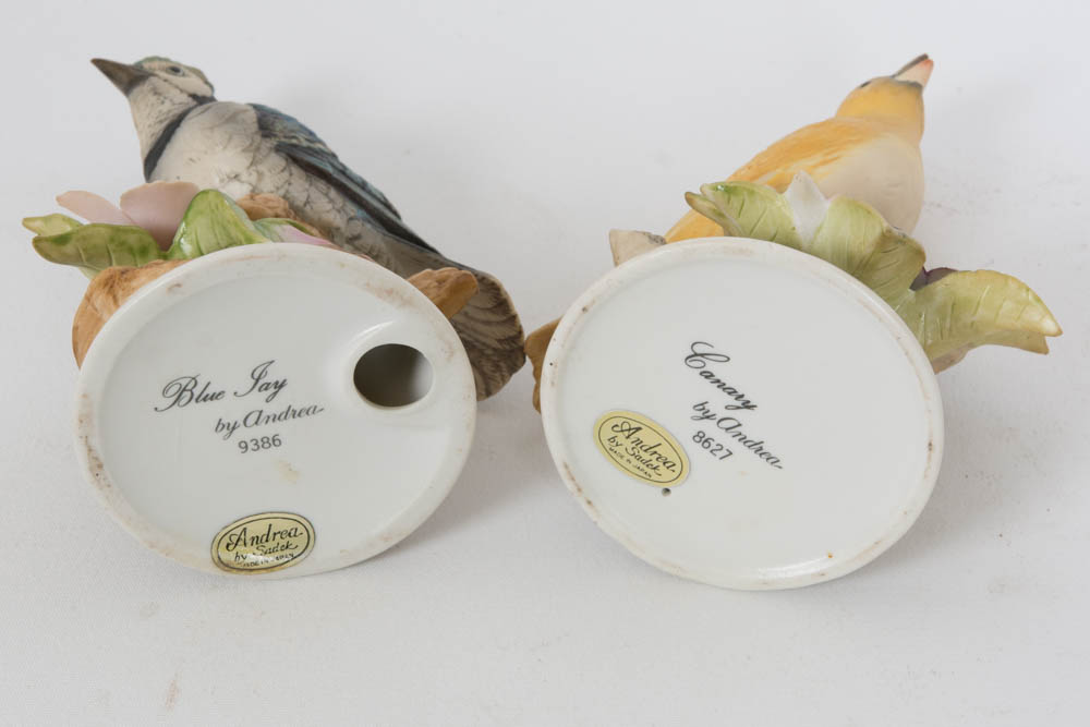 Perched Bird Figurines