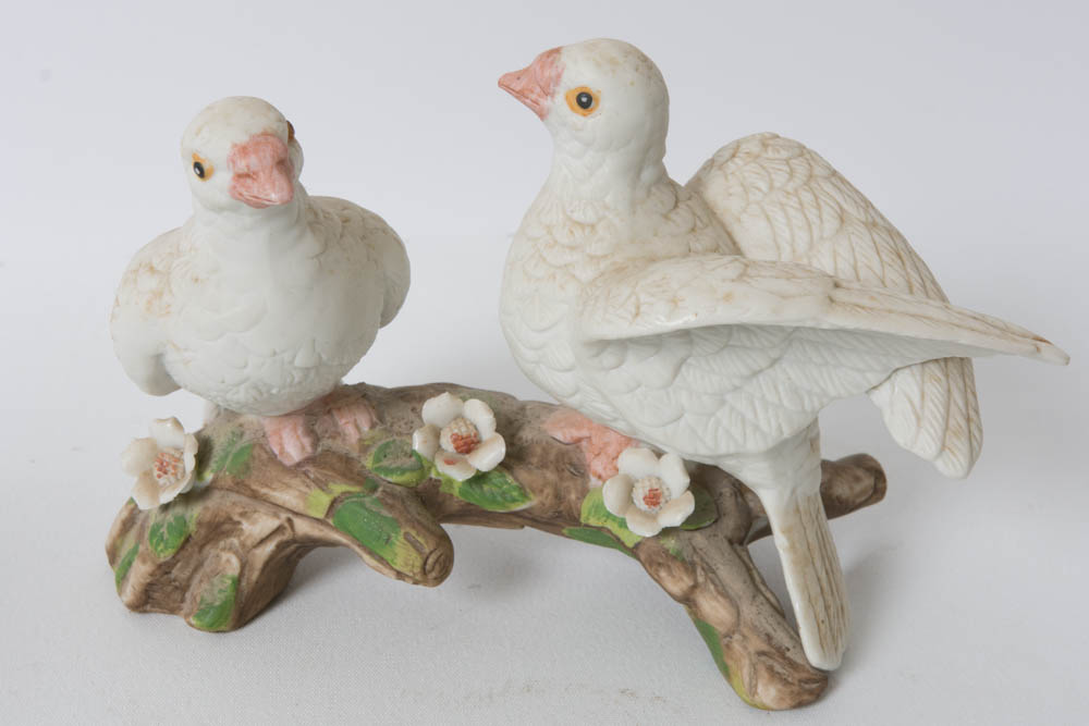 Perched Bird Figurines