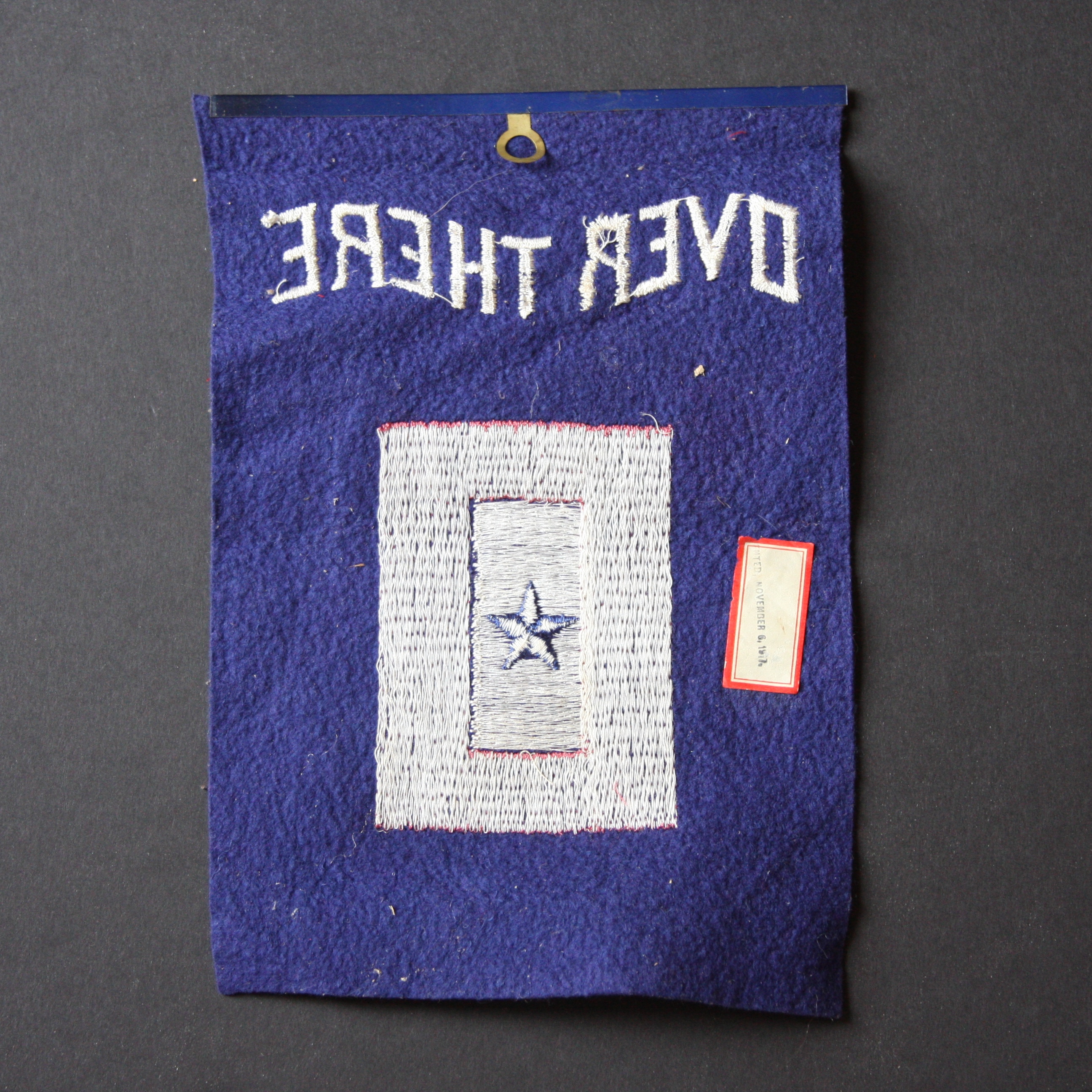 WW I Militaria Allied Victory Medal and Blue Star Banner