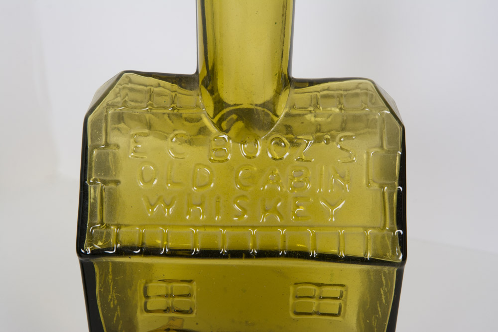 Assorted Green Glass Bottles