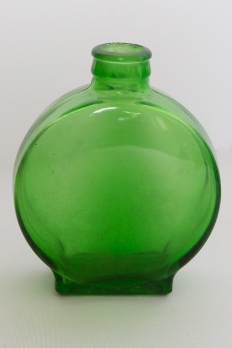 Assorted Green Glass Bottles